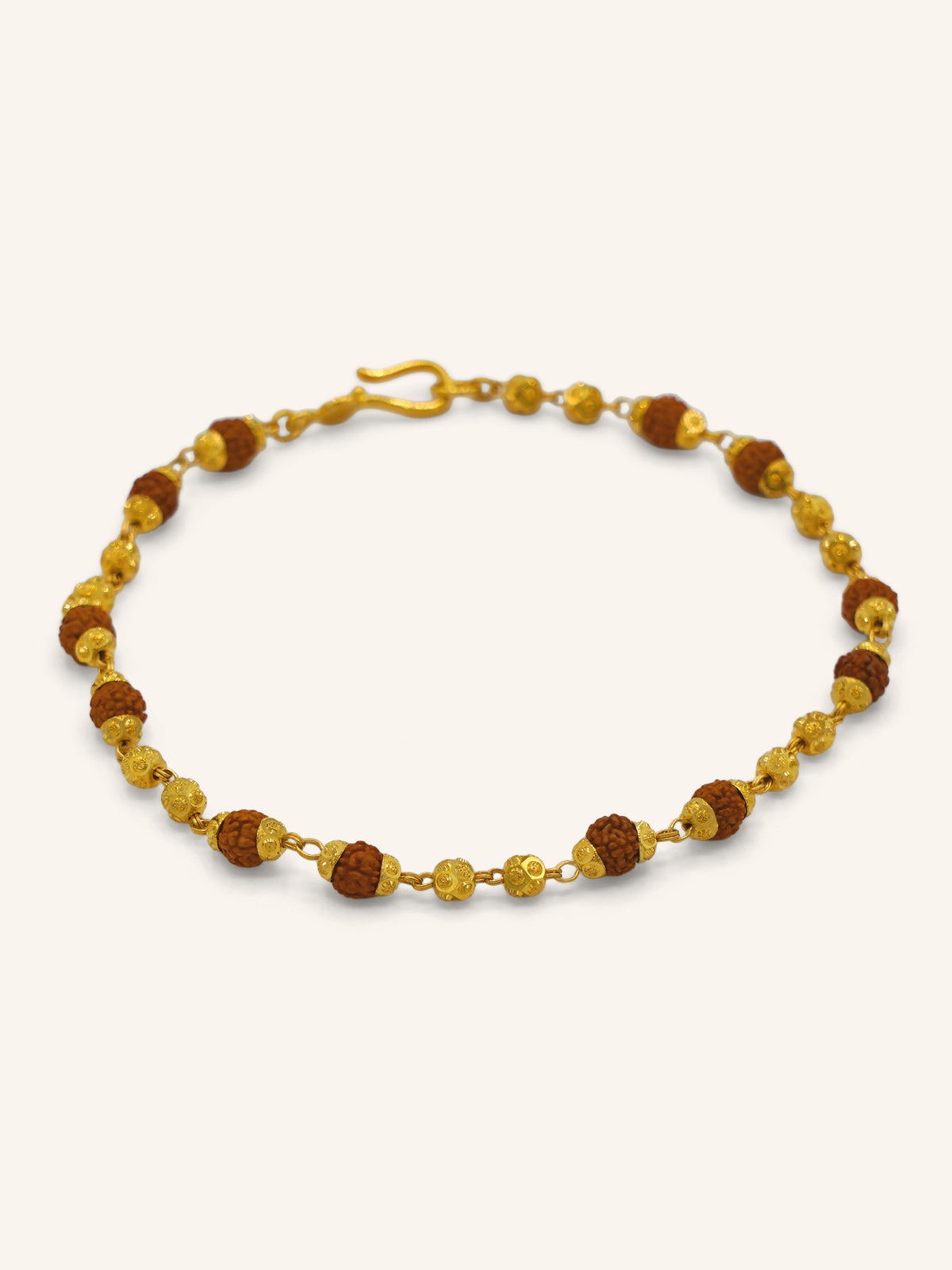22ct Gold Rudraksha Bracelet