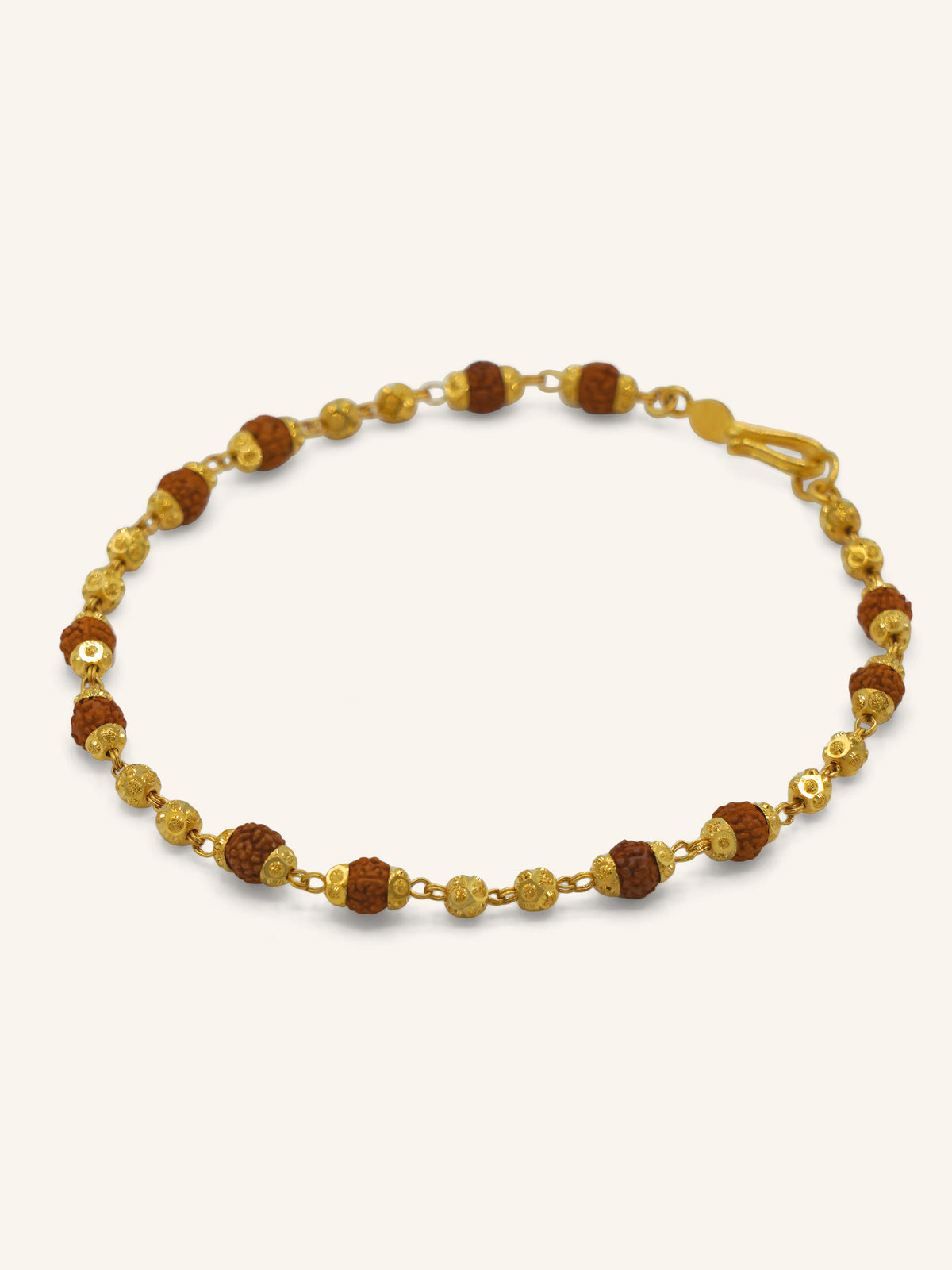 22ct Gold Rudraksha Bracelet