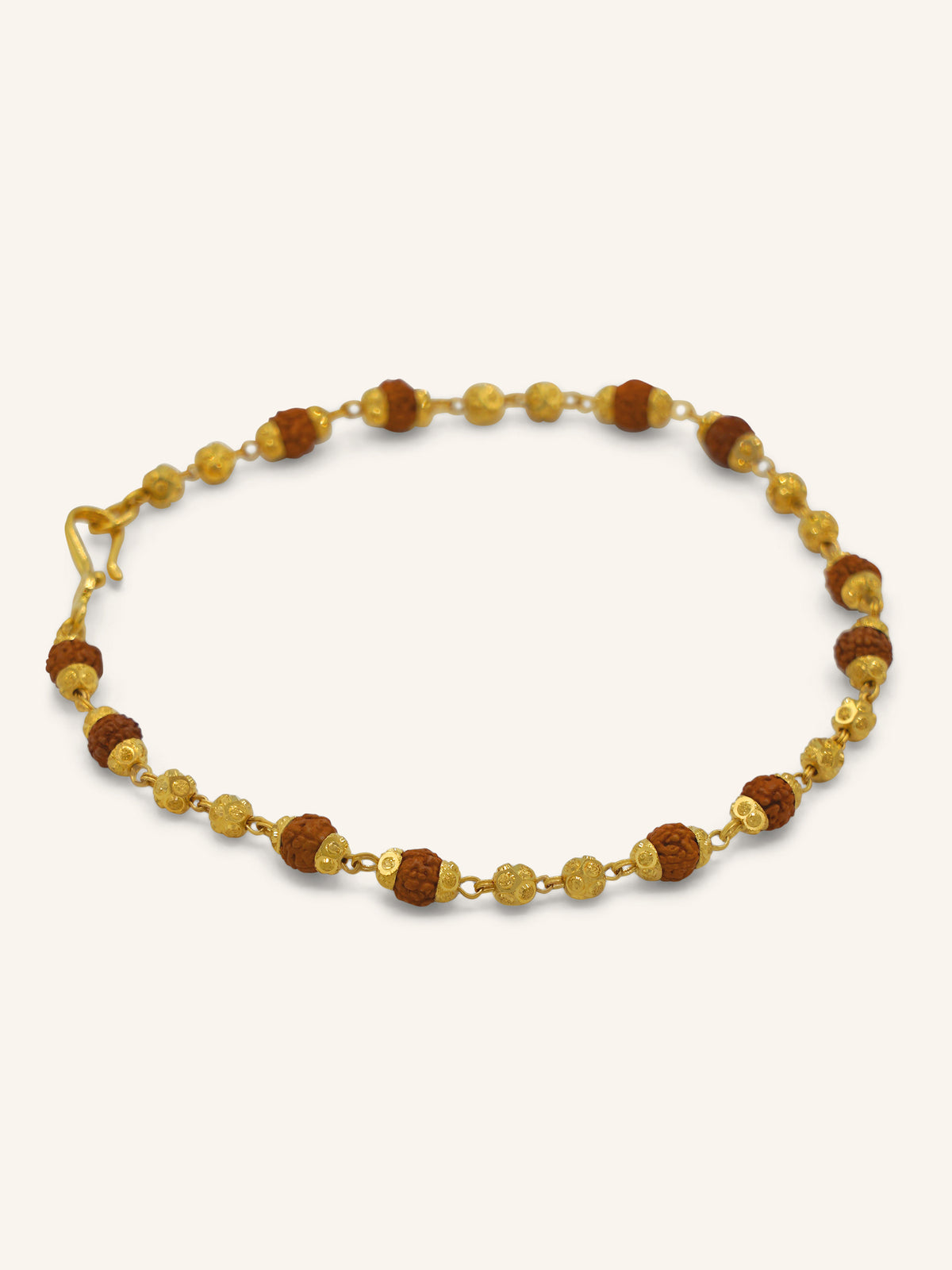 22ct Gold Rudraksha Bracelet