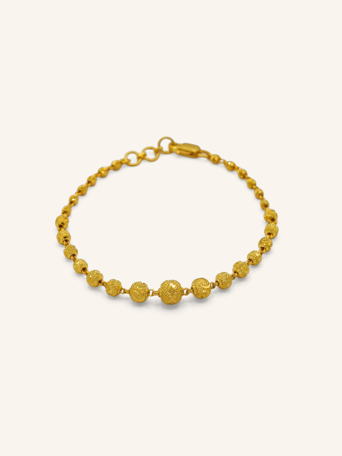 22ct Gold Ball Bracelet