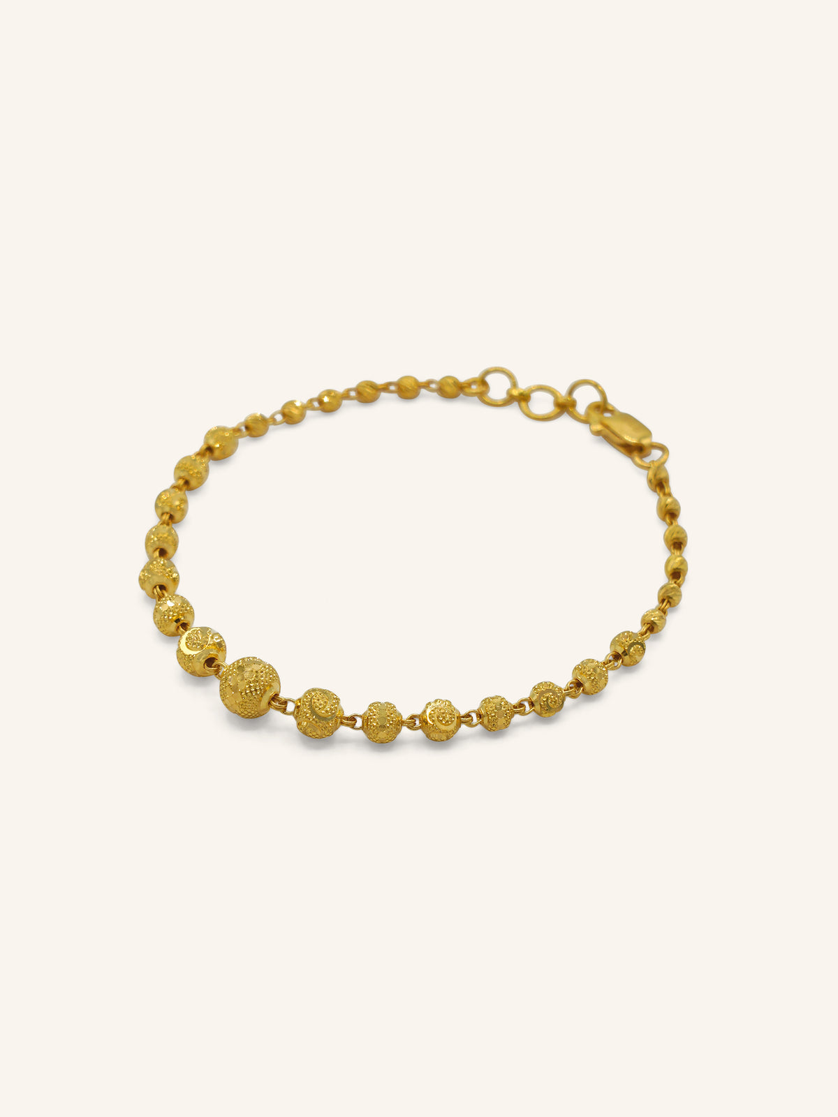 22ct Gold Ball Bracelet
