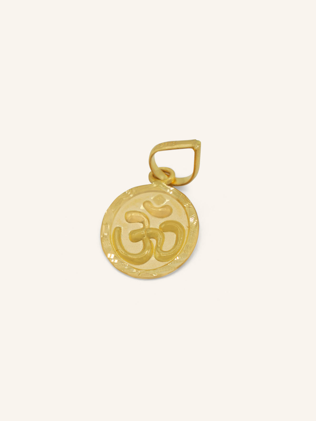 22ct Gold OM Pendant