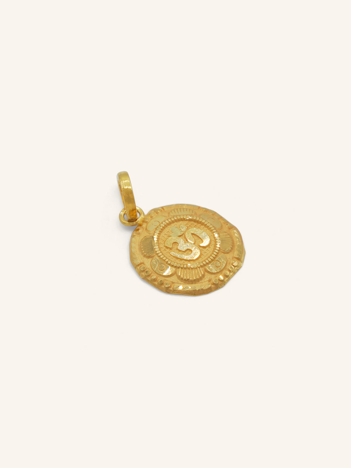 22ct Gold OM Pendant