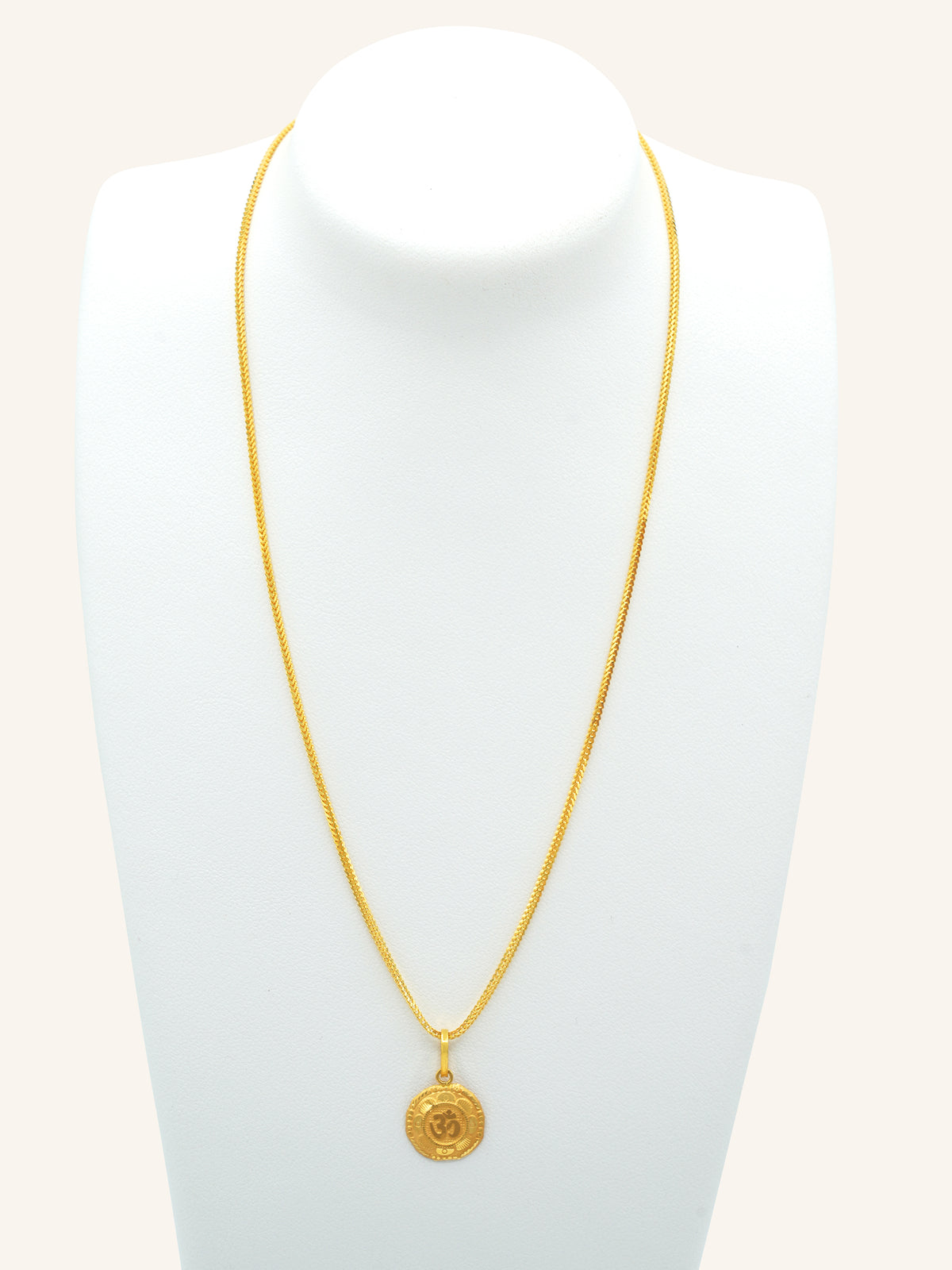 22ct Gold OM Pendant
