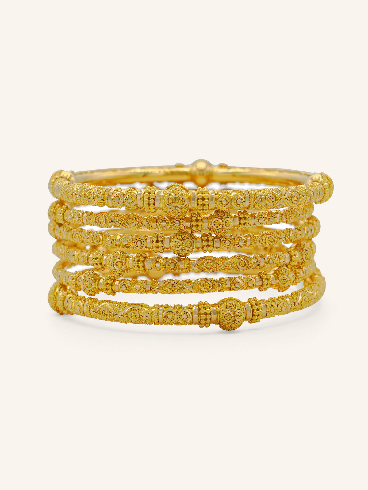 22ct Gold Bangles (6 pieces)