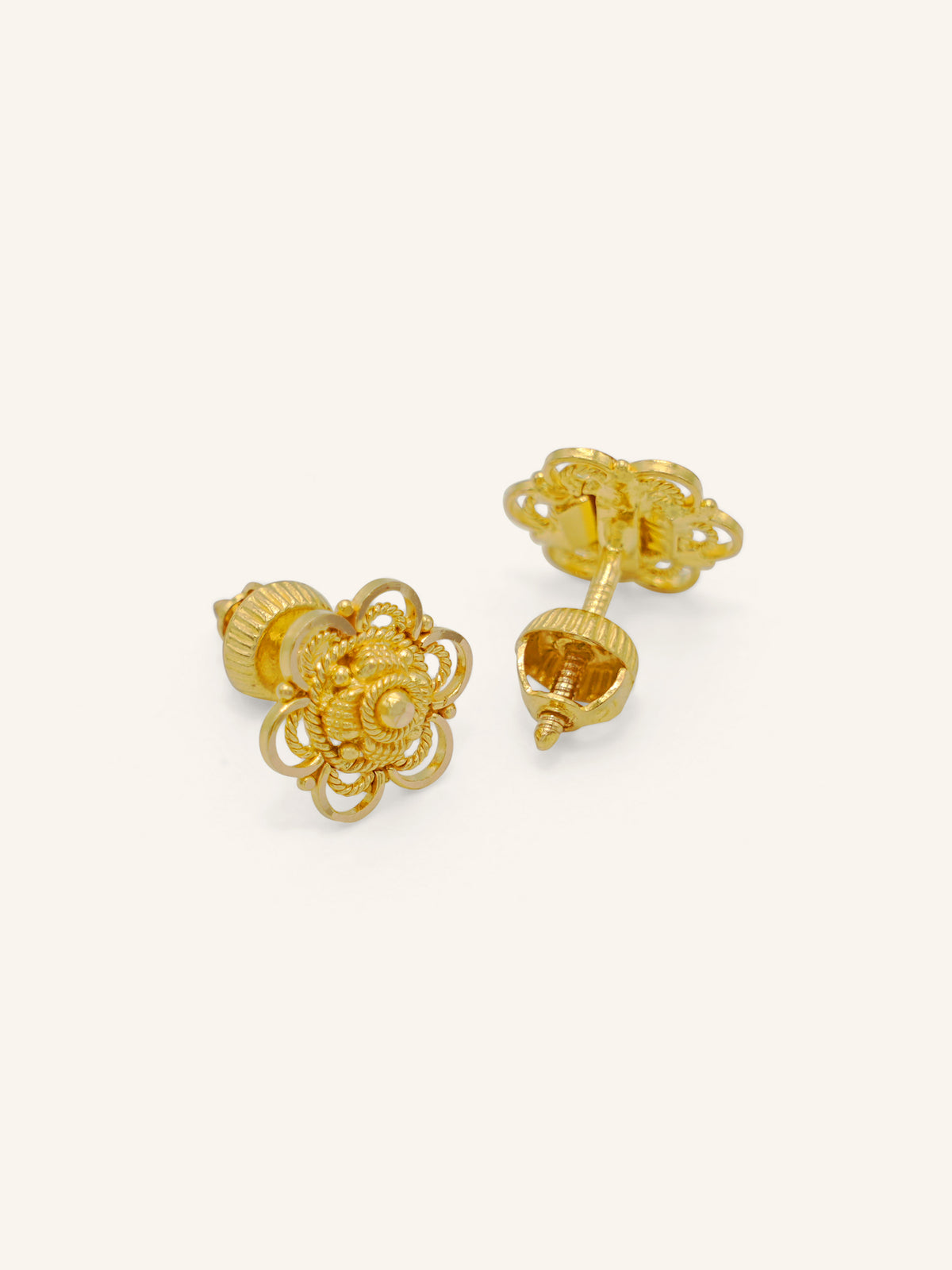 22ct Gold Stud Earrings
