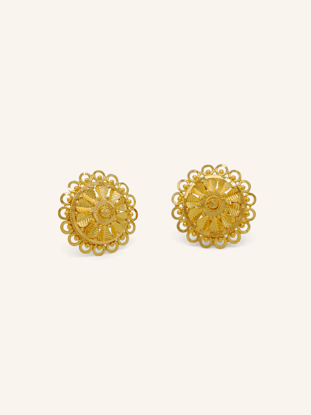 22ct Gold Earring 3.83 GMS