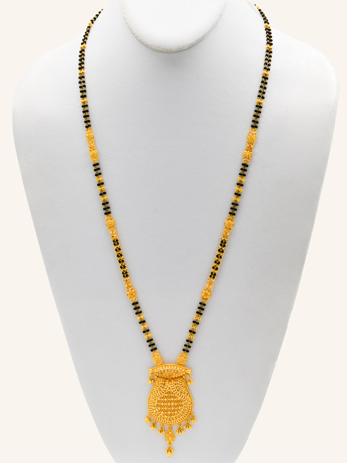 22ct Gold Two Row Mangal Sutra