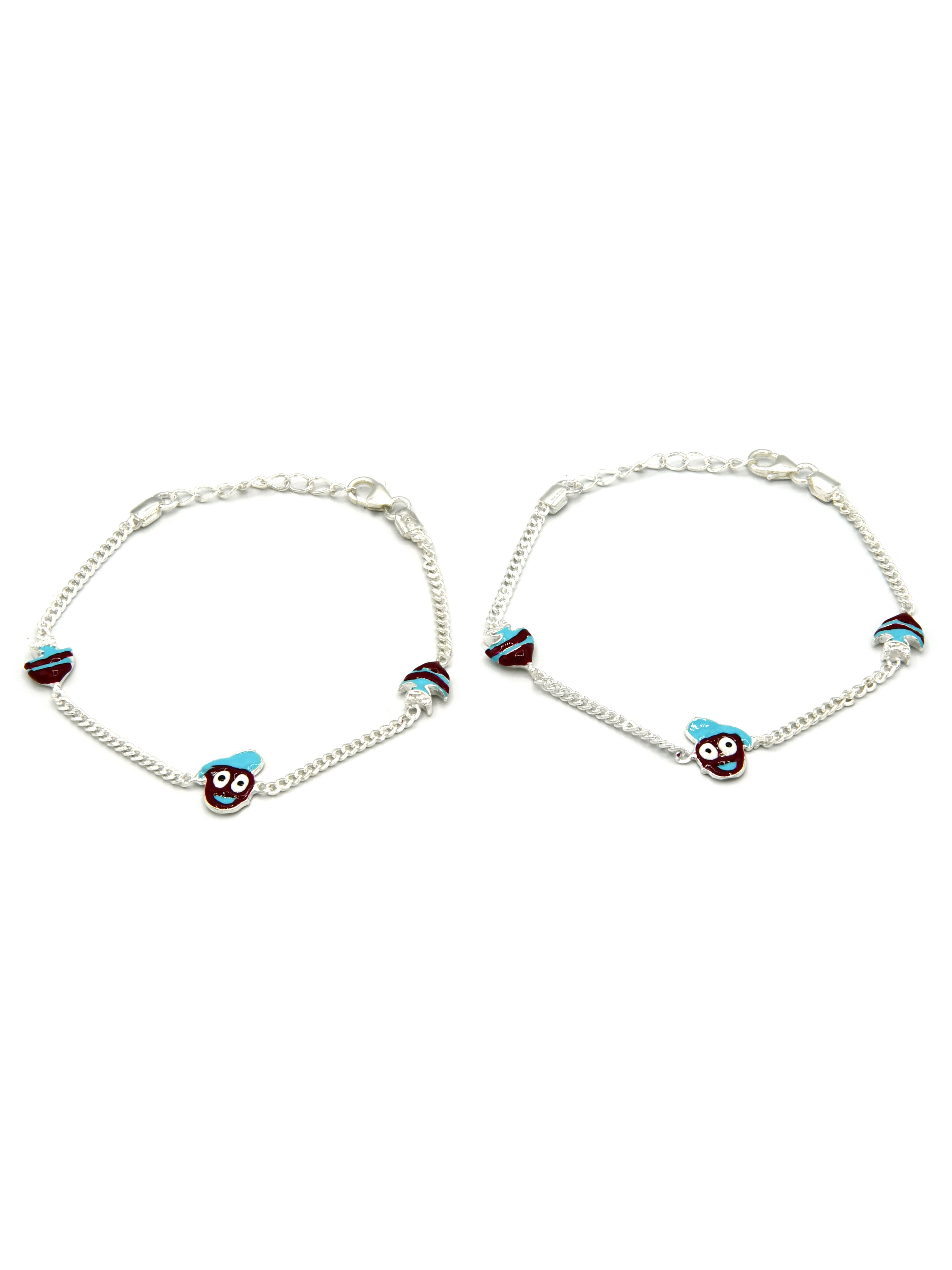 Sterling Silver 2 PC Bracelet - Roop Darshan