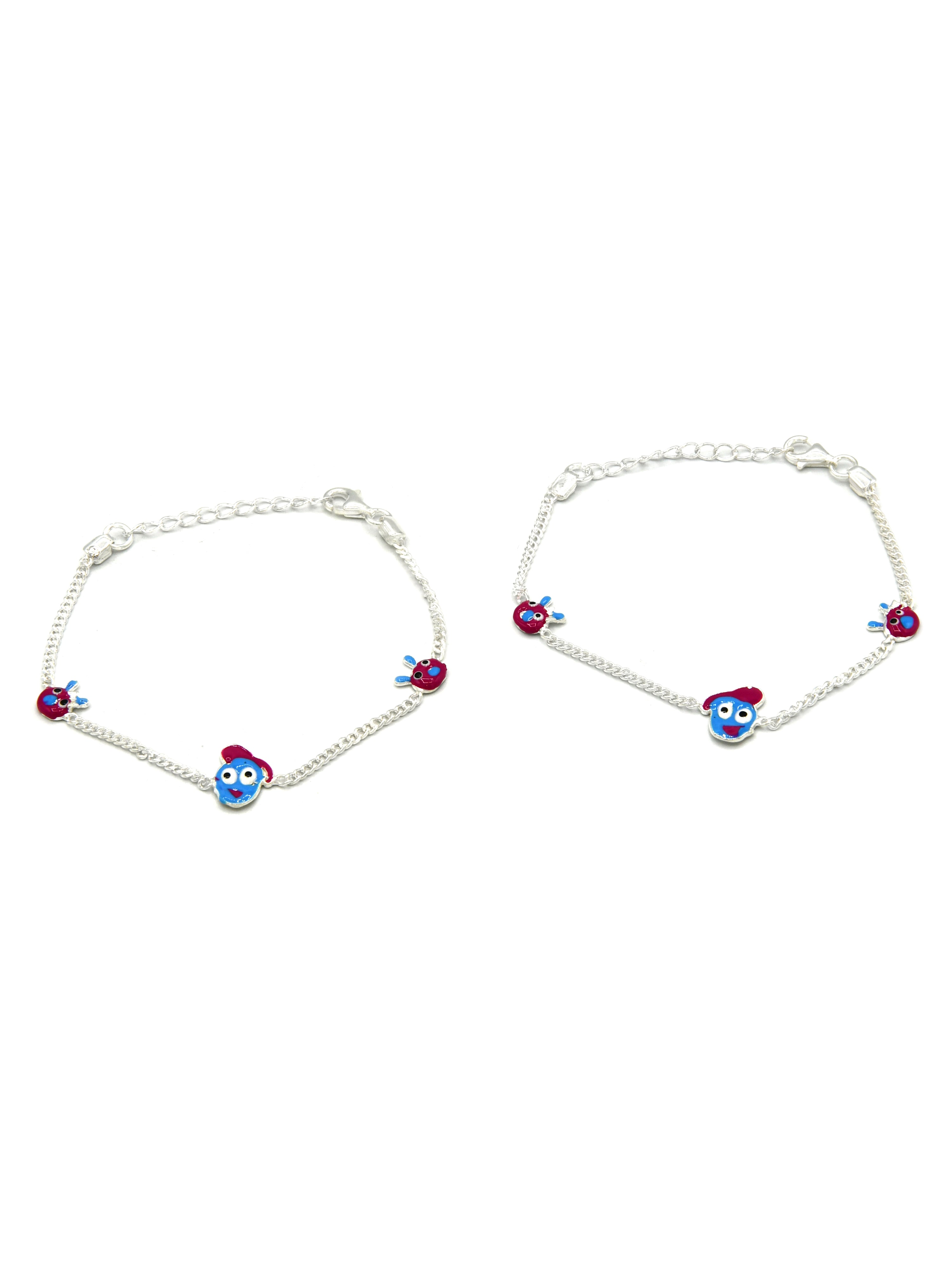 Sterling Silver 2 PC Bracelet - Roop Darshan