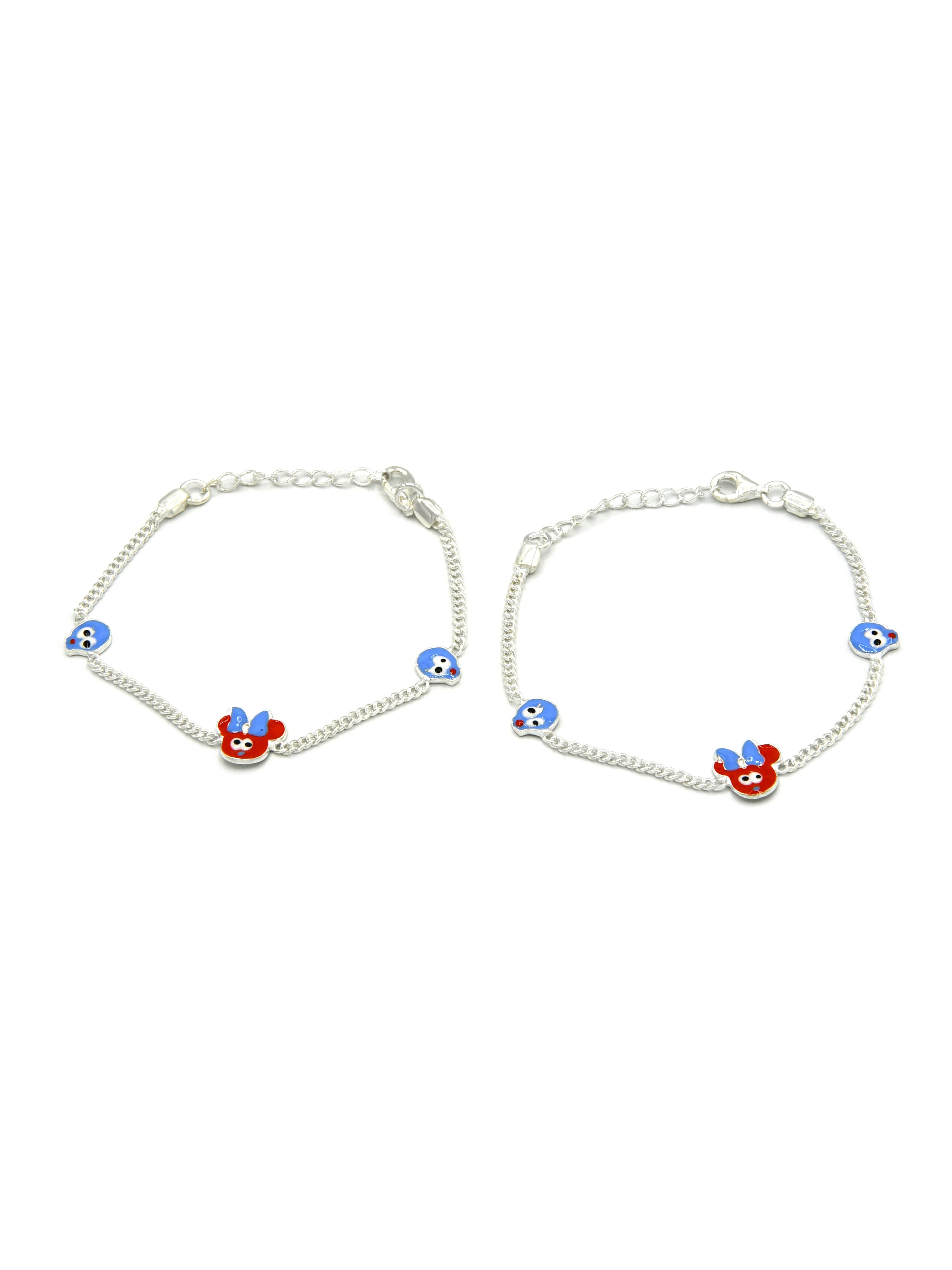 Sterling Silver 2 PC Bracelet - Roop Darshan