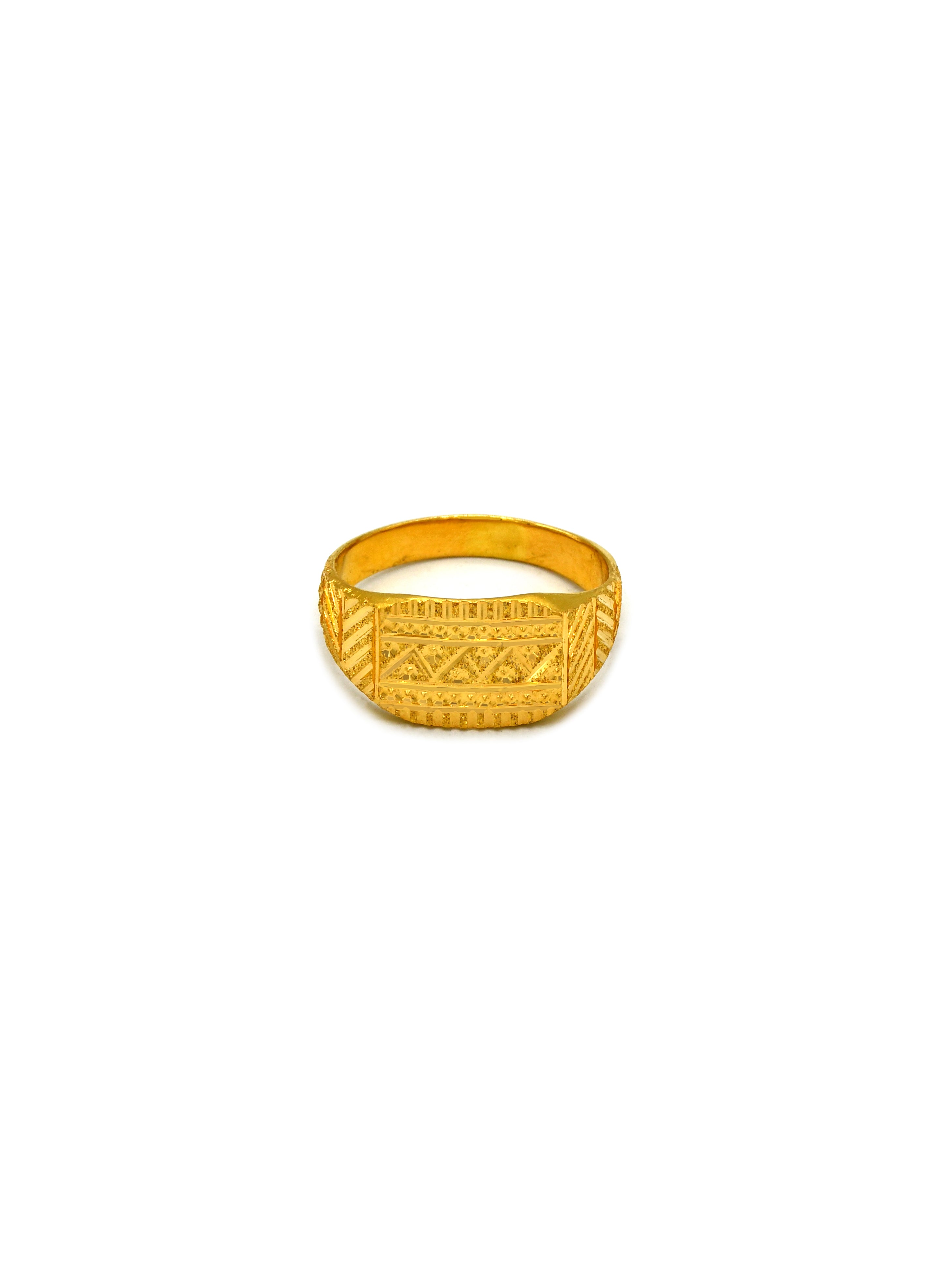 22Ct Gold Mens Ring - Roop Darshan