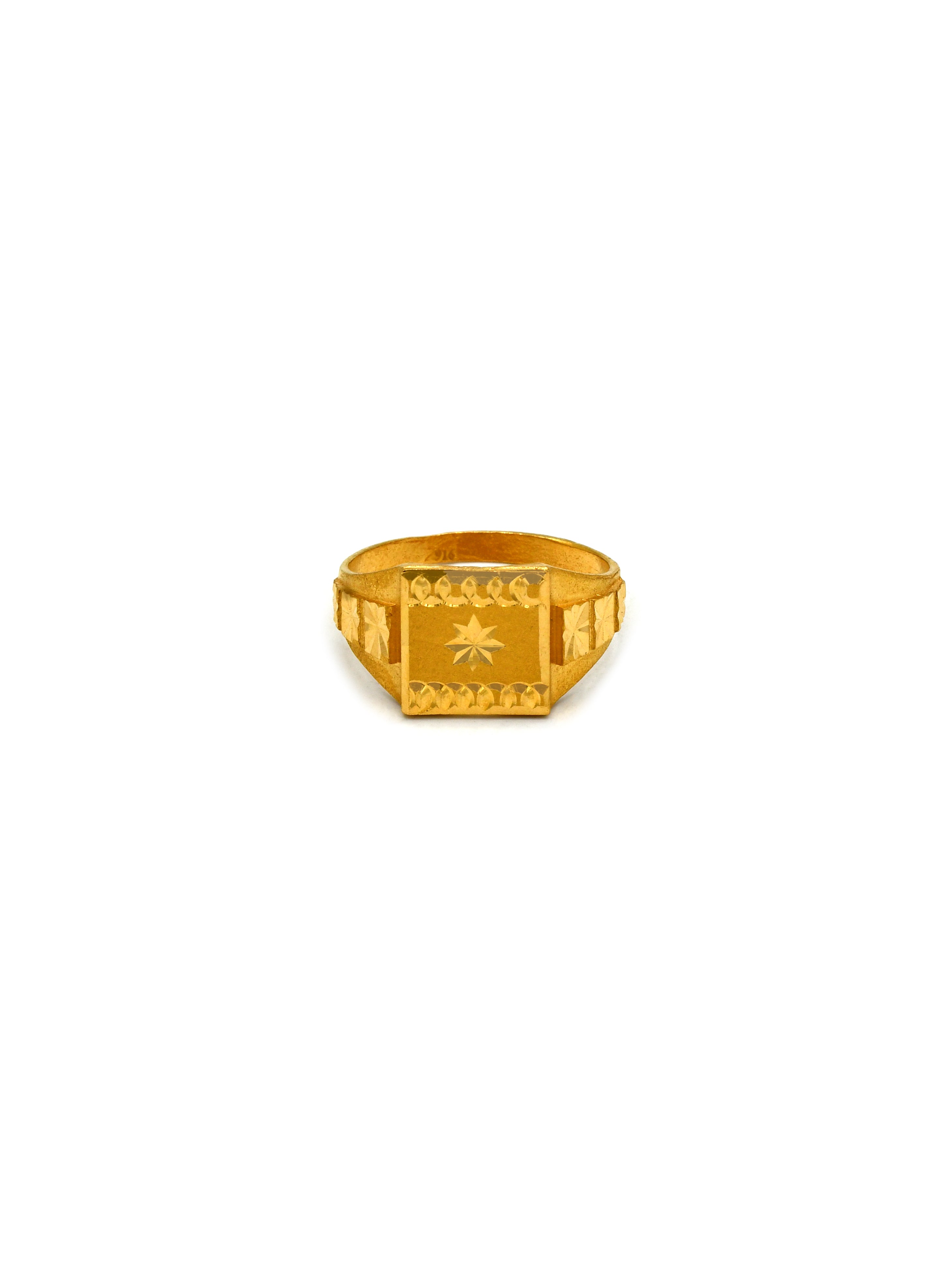22ct Gold Mens Ring - Roop Darshan