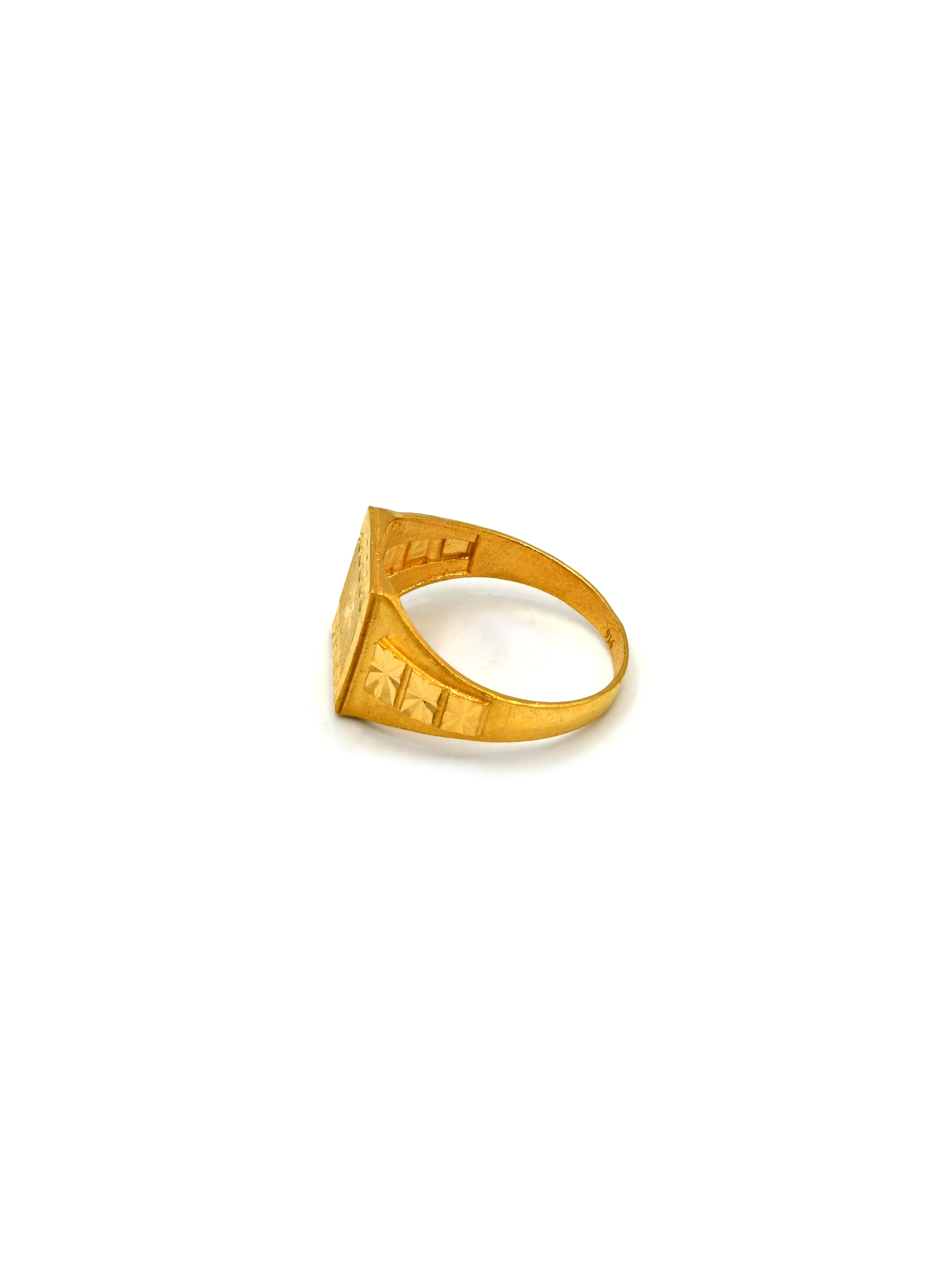 22ct Gold Mens Ring - Roop Darshan