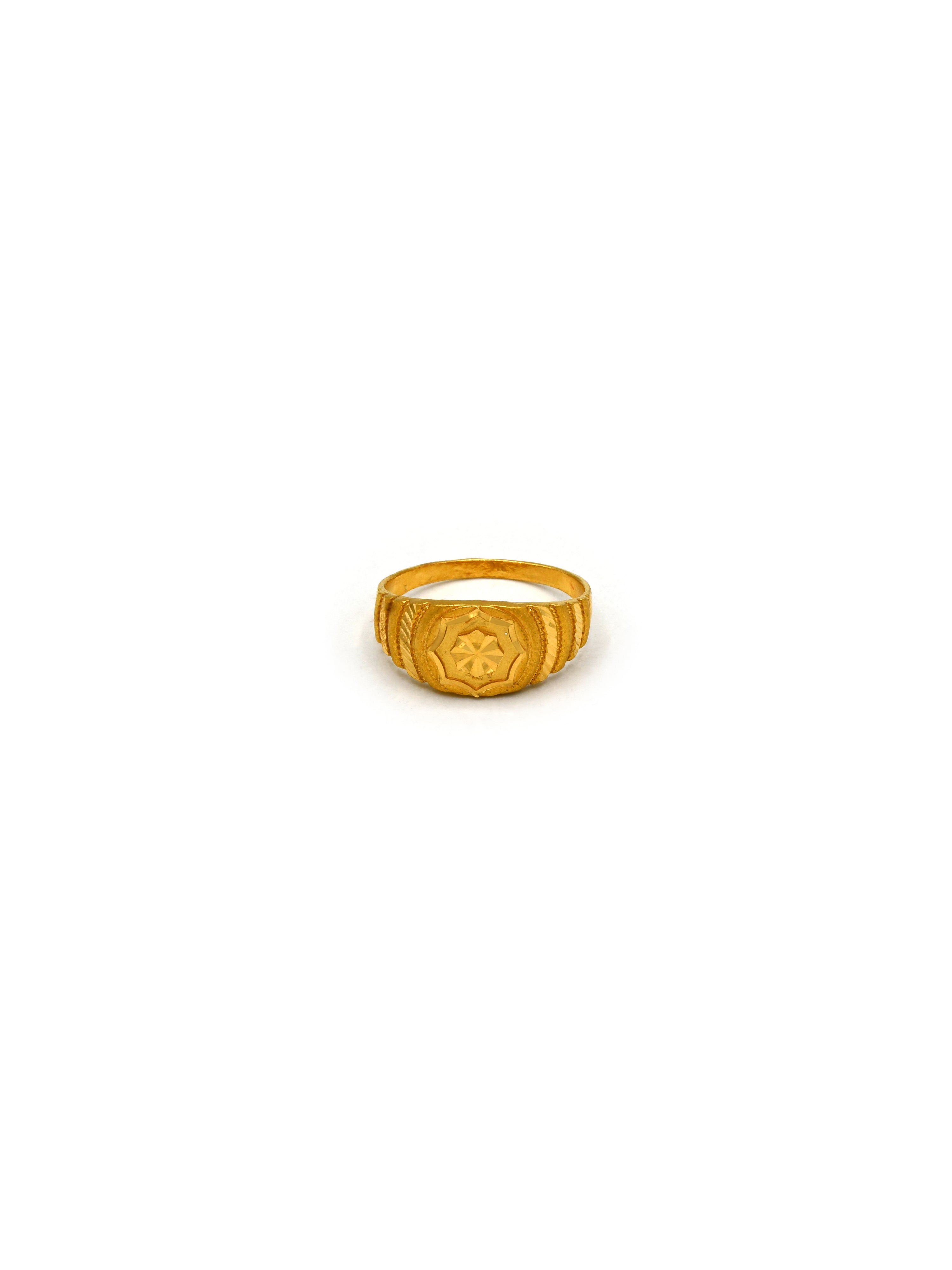 22ct Gold Mens Ring - Roop Darshan