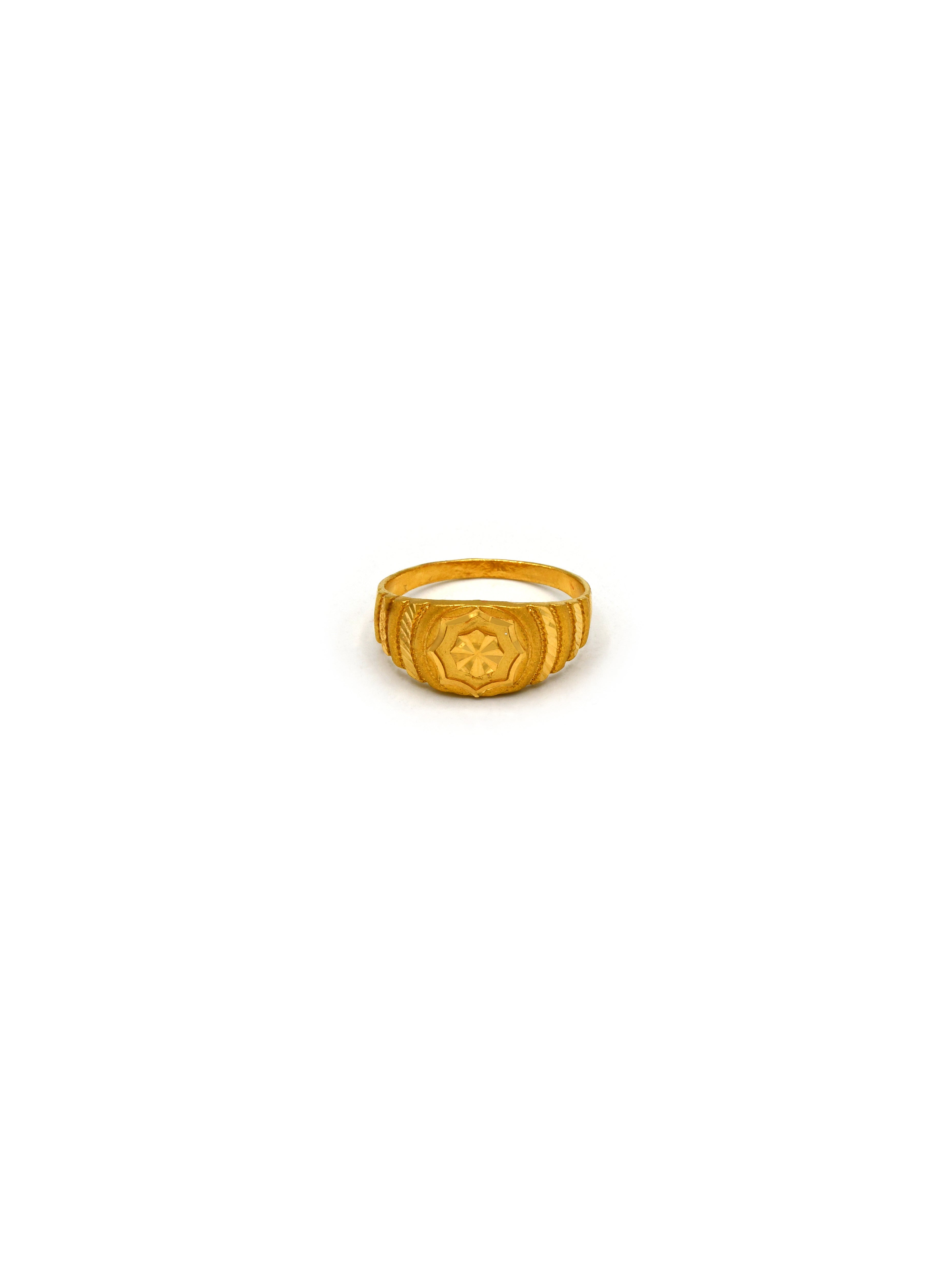 22ct Gold Mens Ring - Roop Darshan