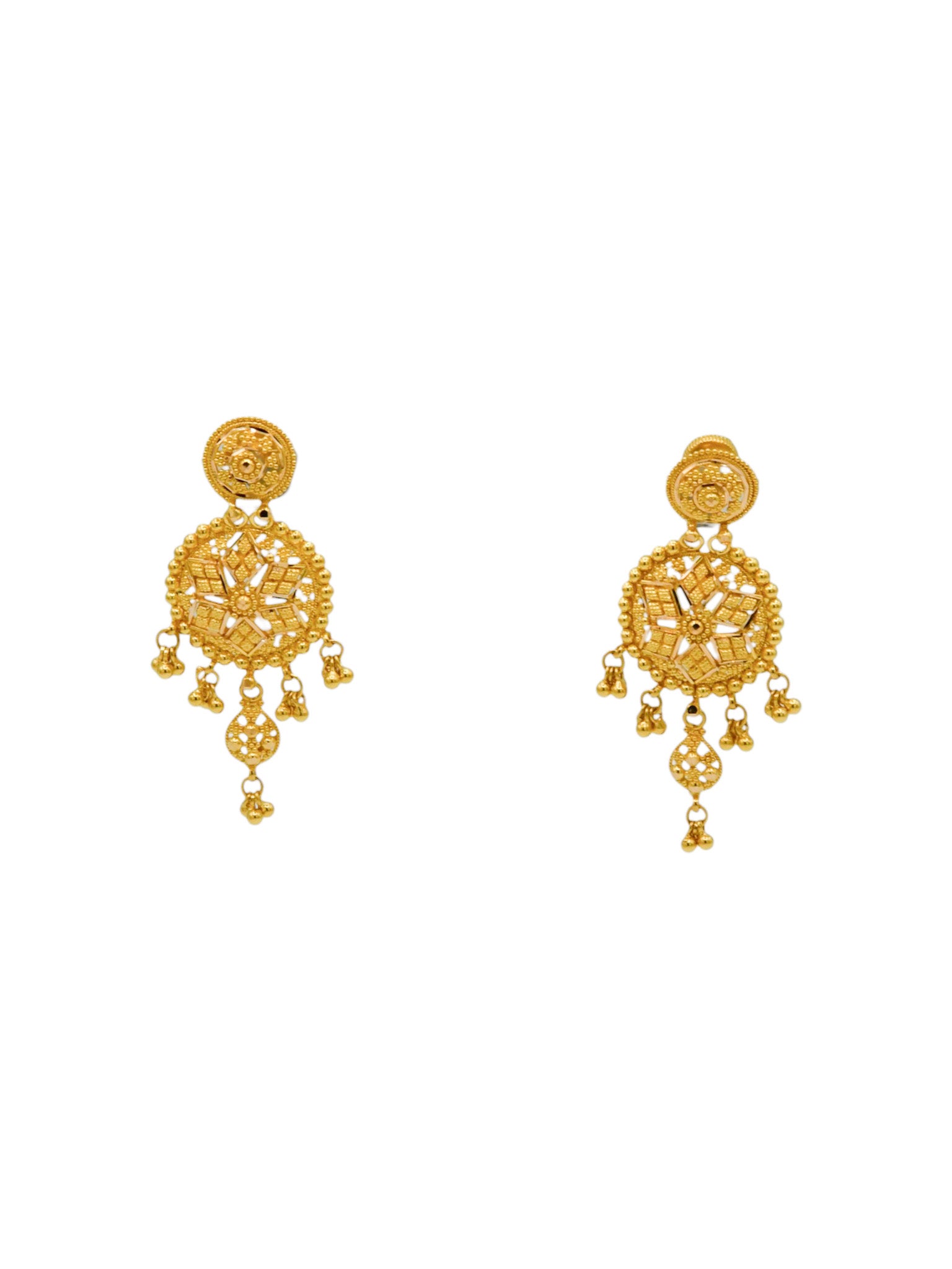 22Ct Gold Necklace Set - Roop Darshan