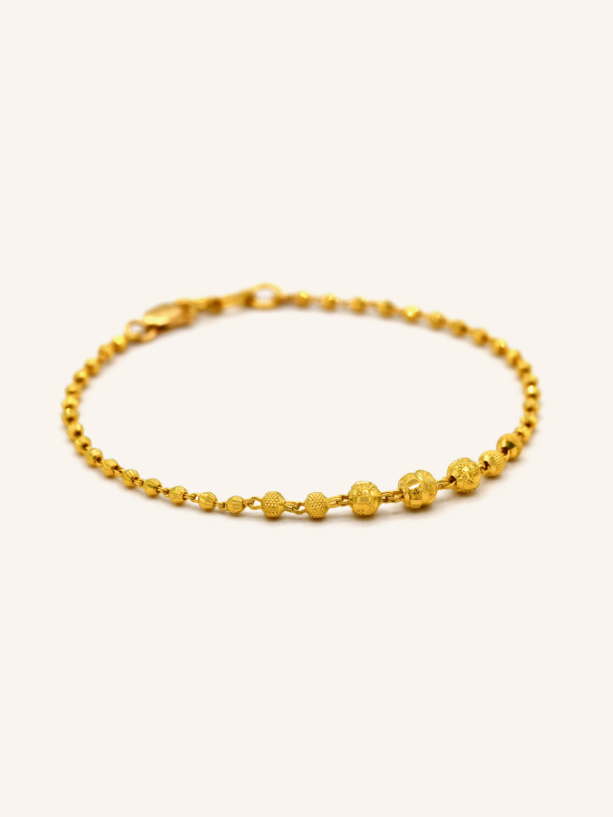 22ct Gold Ball Bracelet