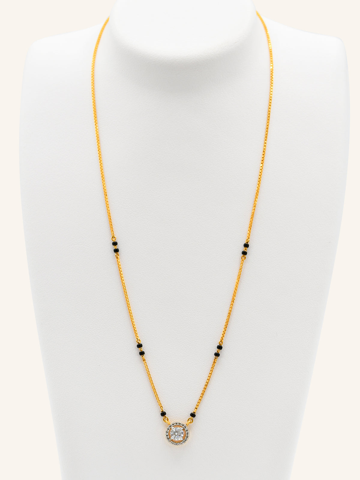 22ct Gold CZ Mangalsutra