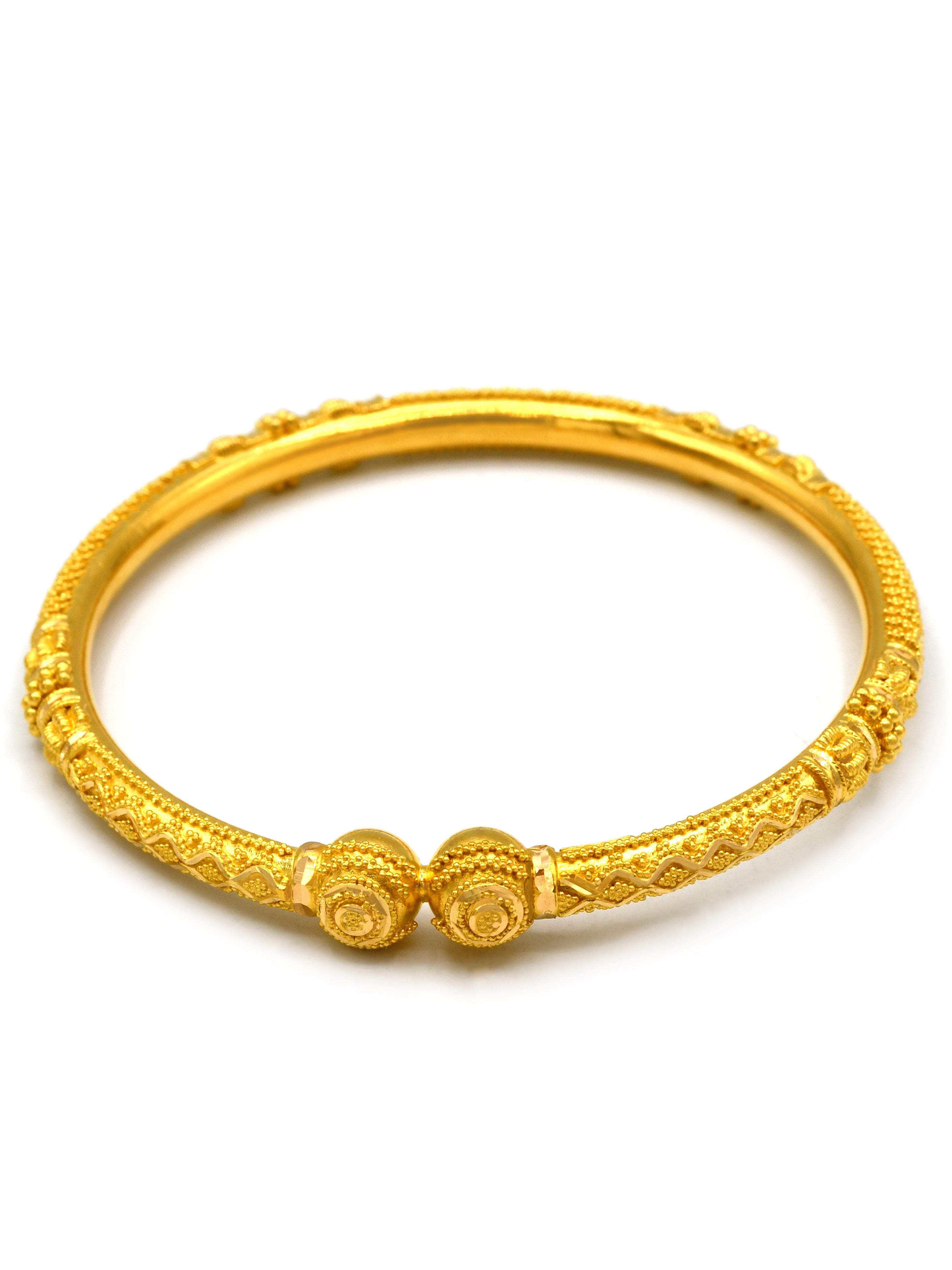22ct Gold 2 Piece Bangle - Roop Darshan