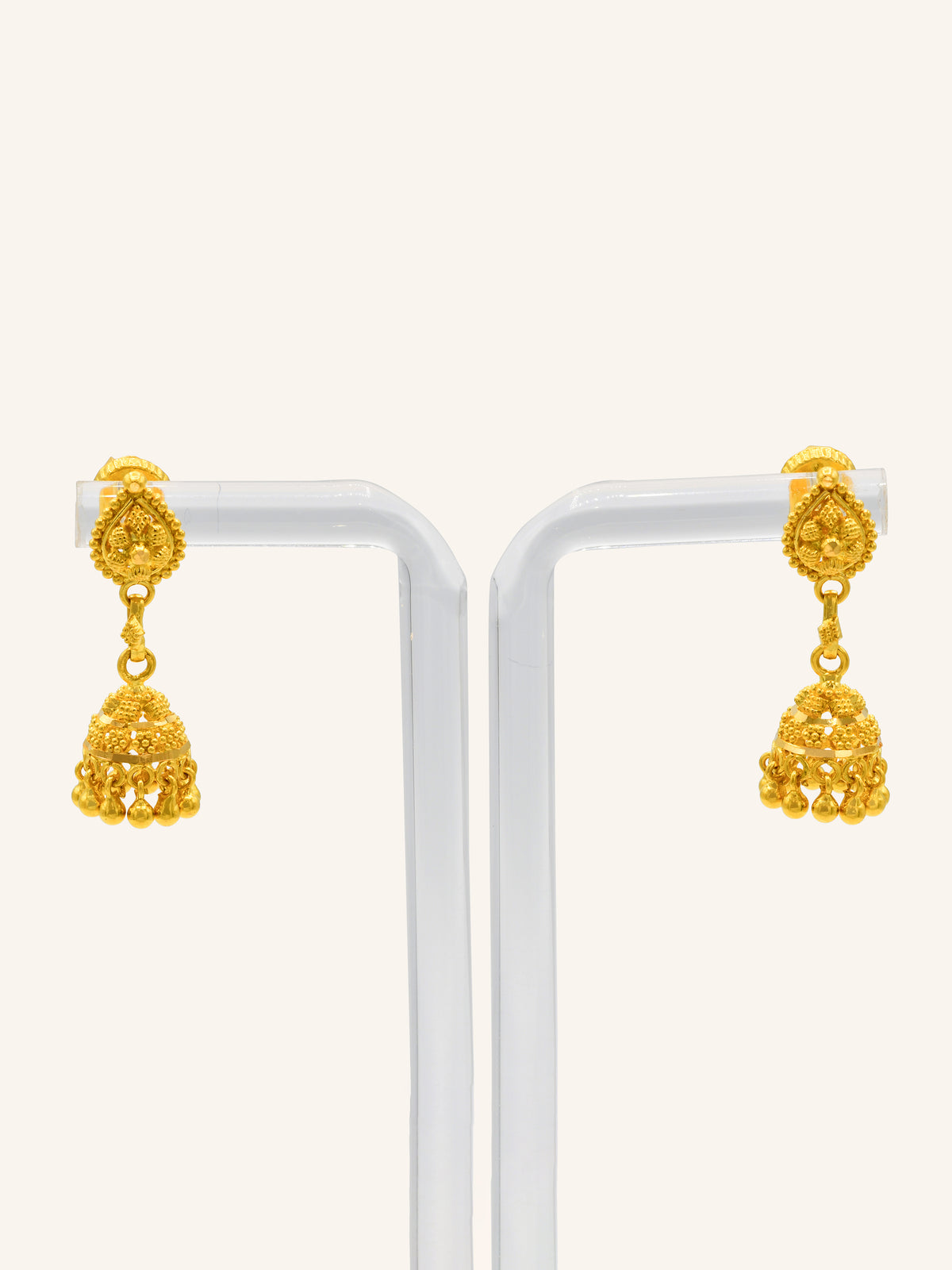 22ct Gold Jhumki Earrings