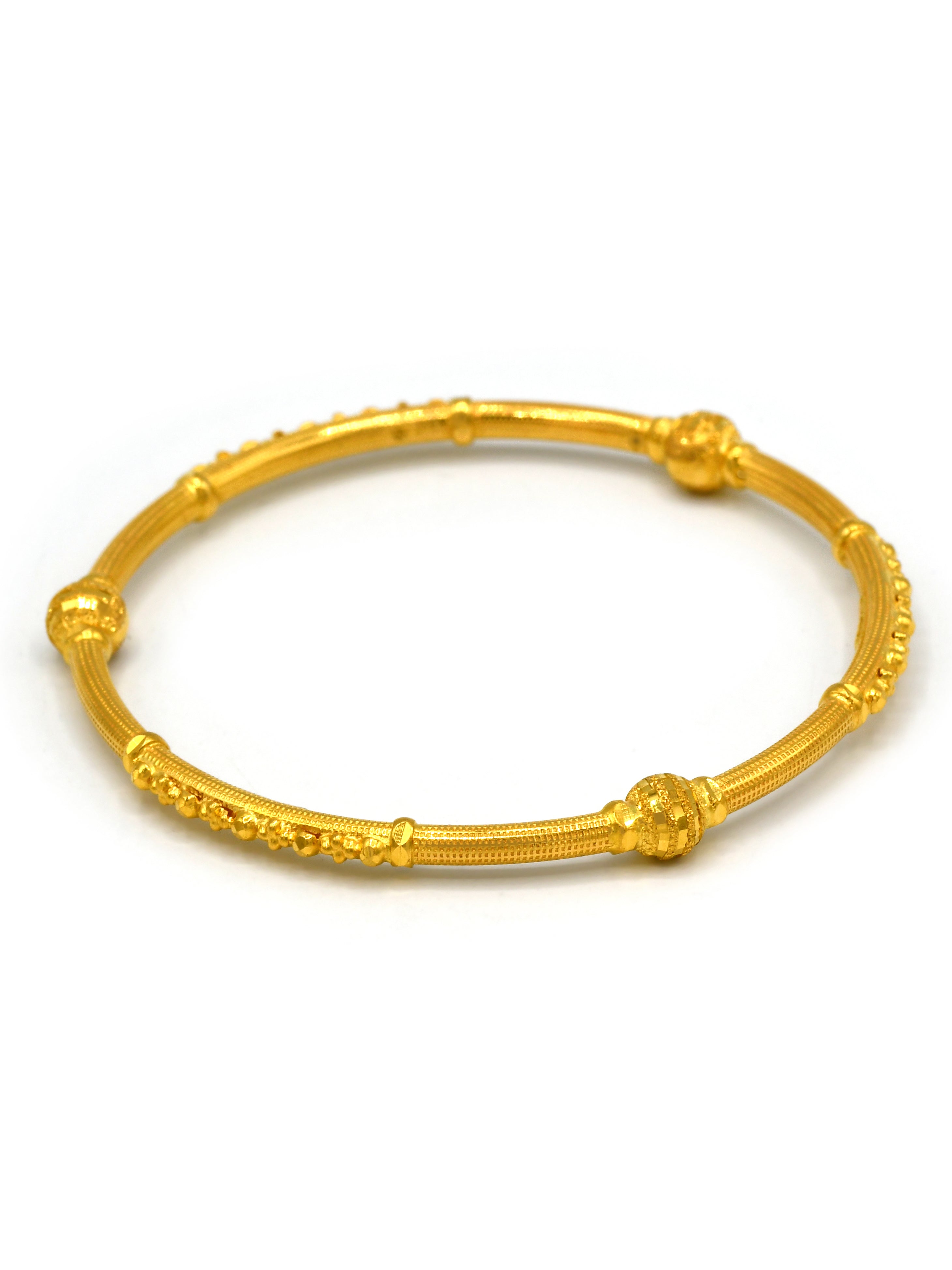 22Ct Gold 2 Piece Bangle - Roop Darshan