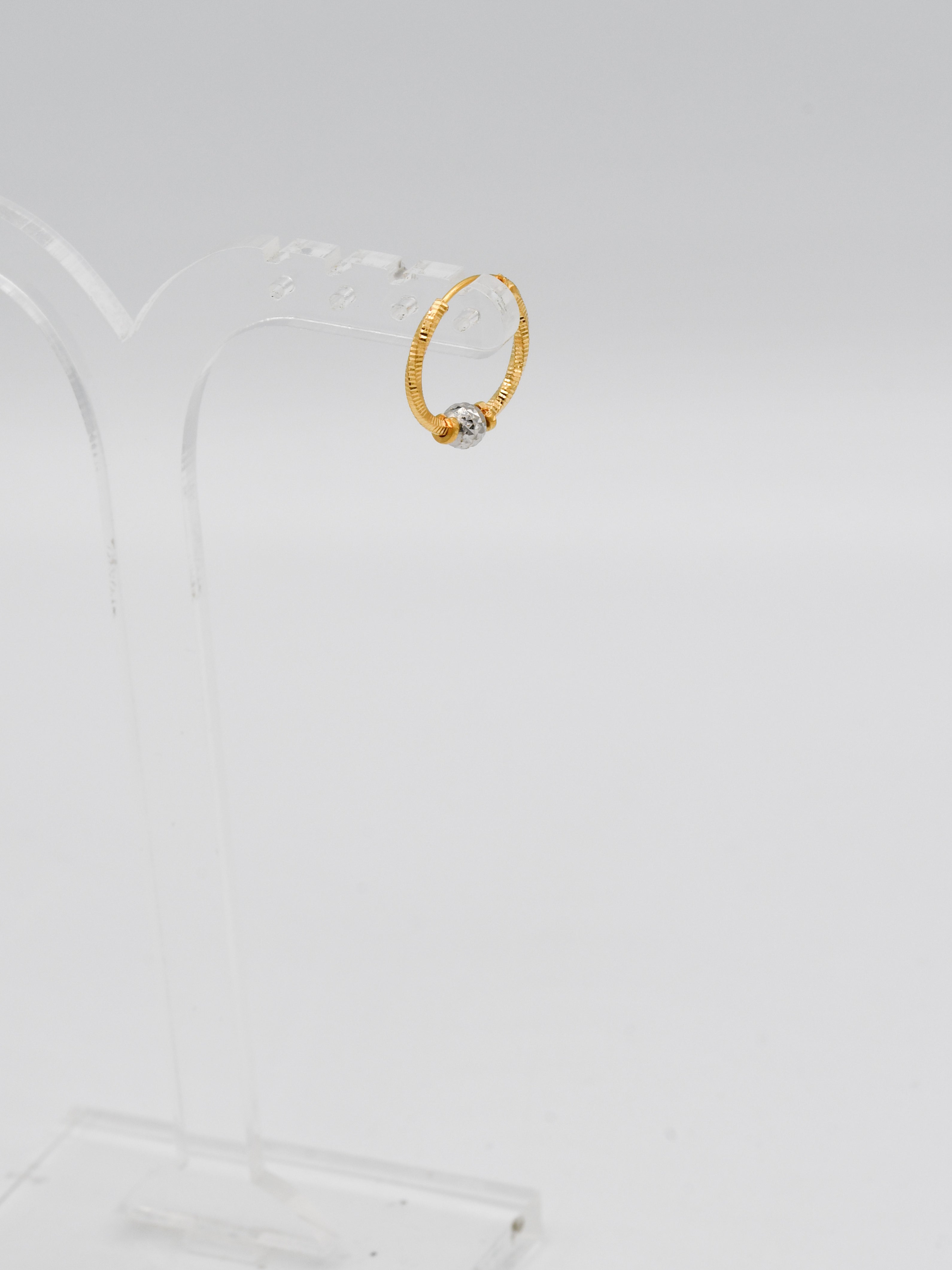 22ct Gold Two Tone Ball Bali - Roop Darshan