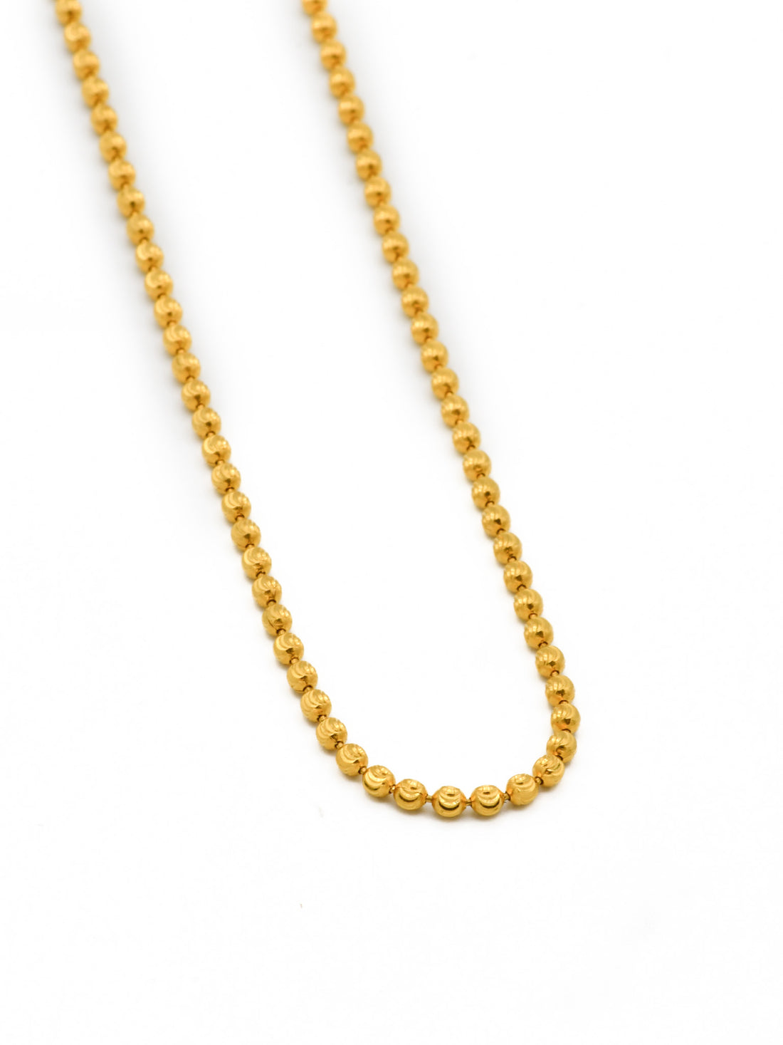 22ct Gold Ball Chain - Roop Darshan