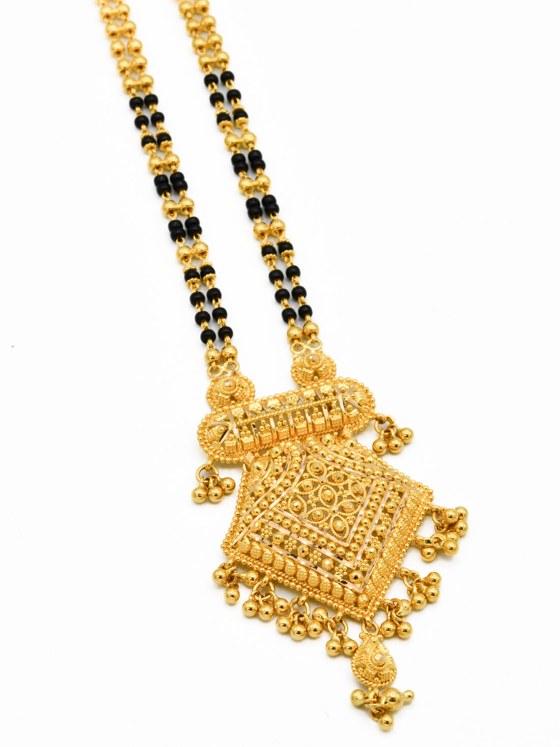 22ct Gold 2 Row Mangal Sutra