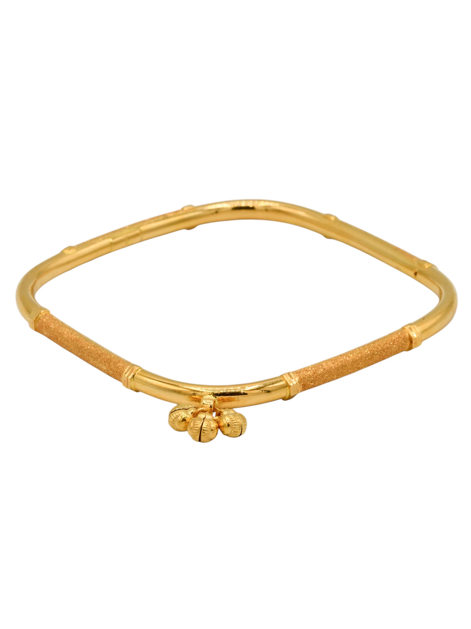 22ct Gold Square Bangle