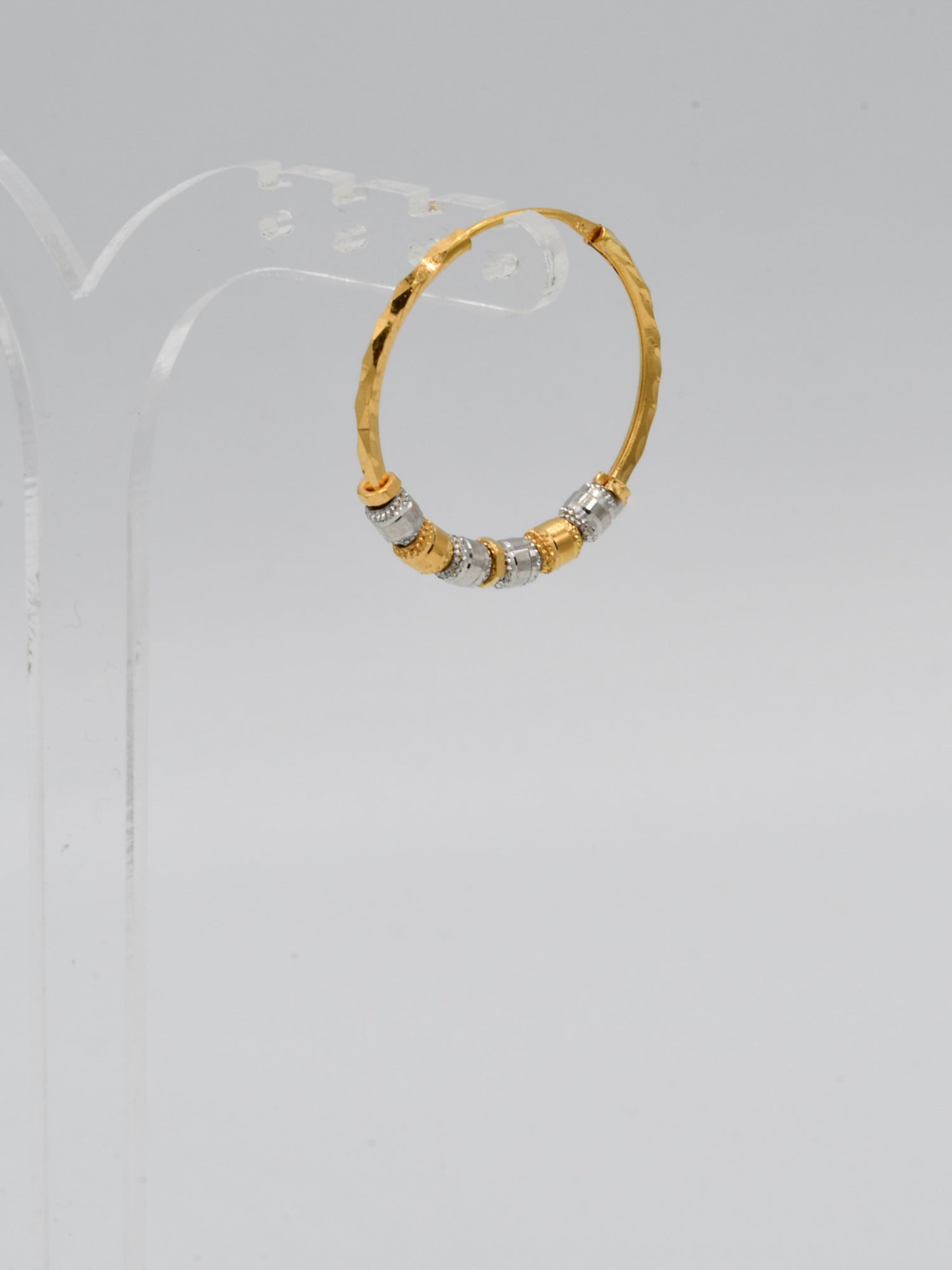 22ct Gold Two Tone Ball Bali - Roop Darshan