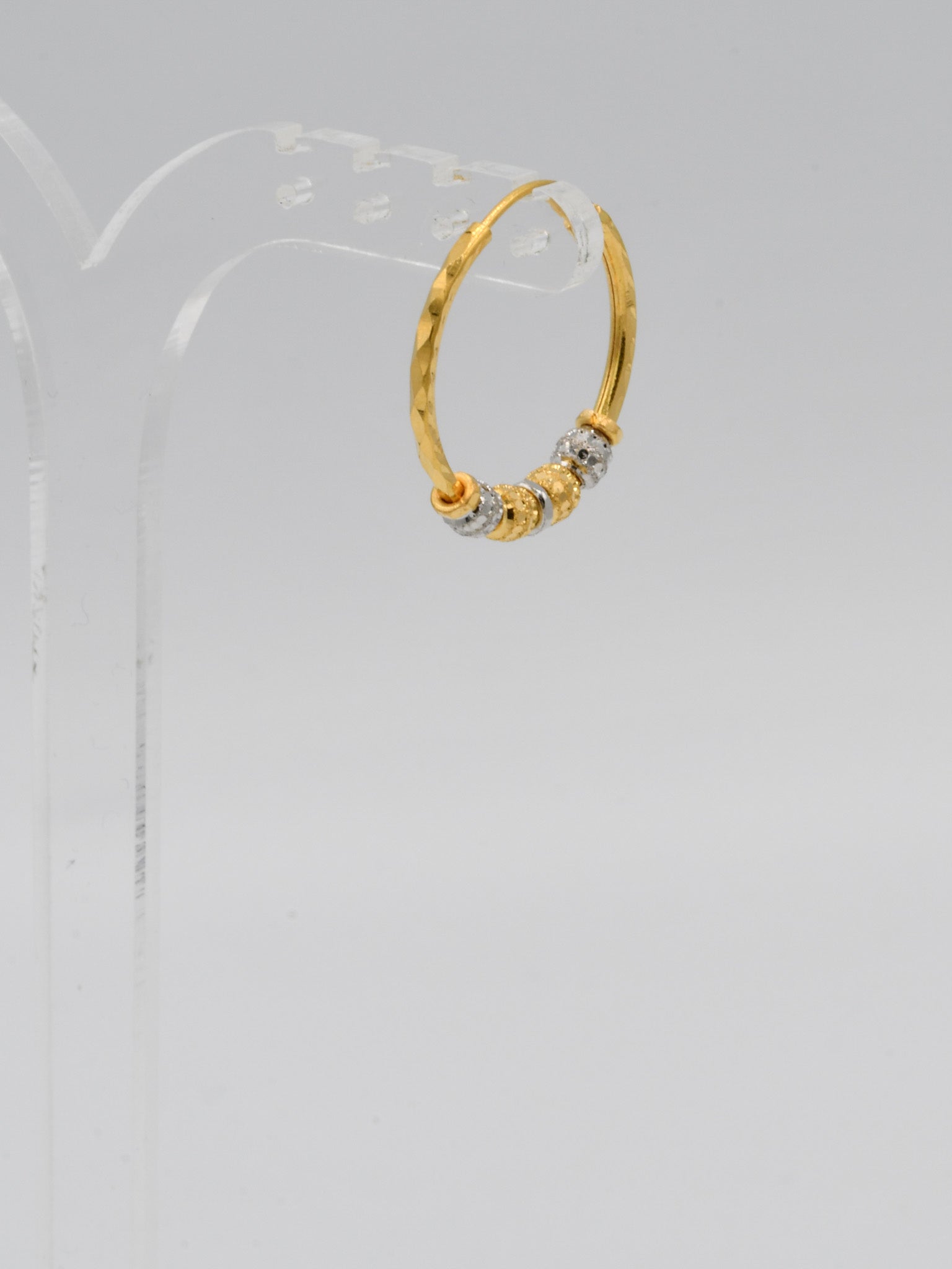 22ct Gold Two Tone Ball Bali
