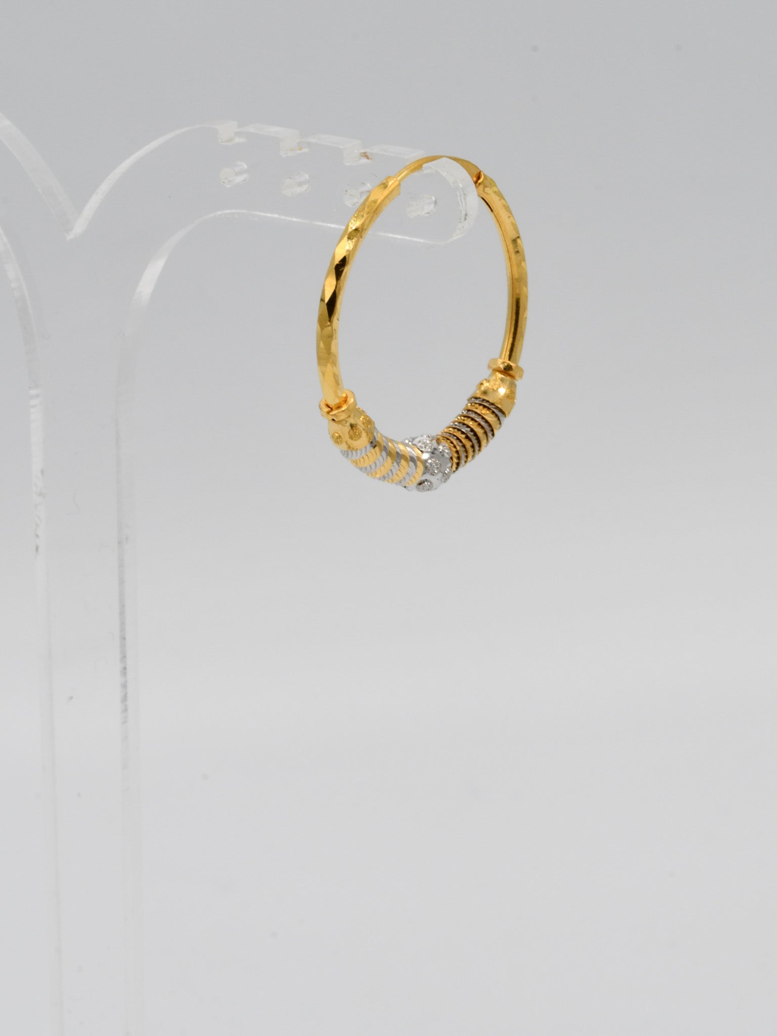 22ct Gold Two Tone Ball Bali