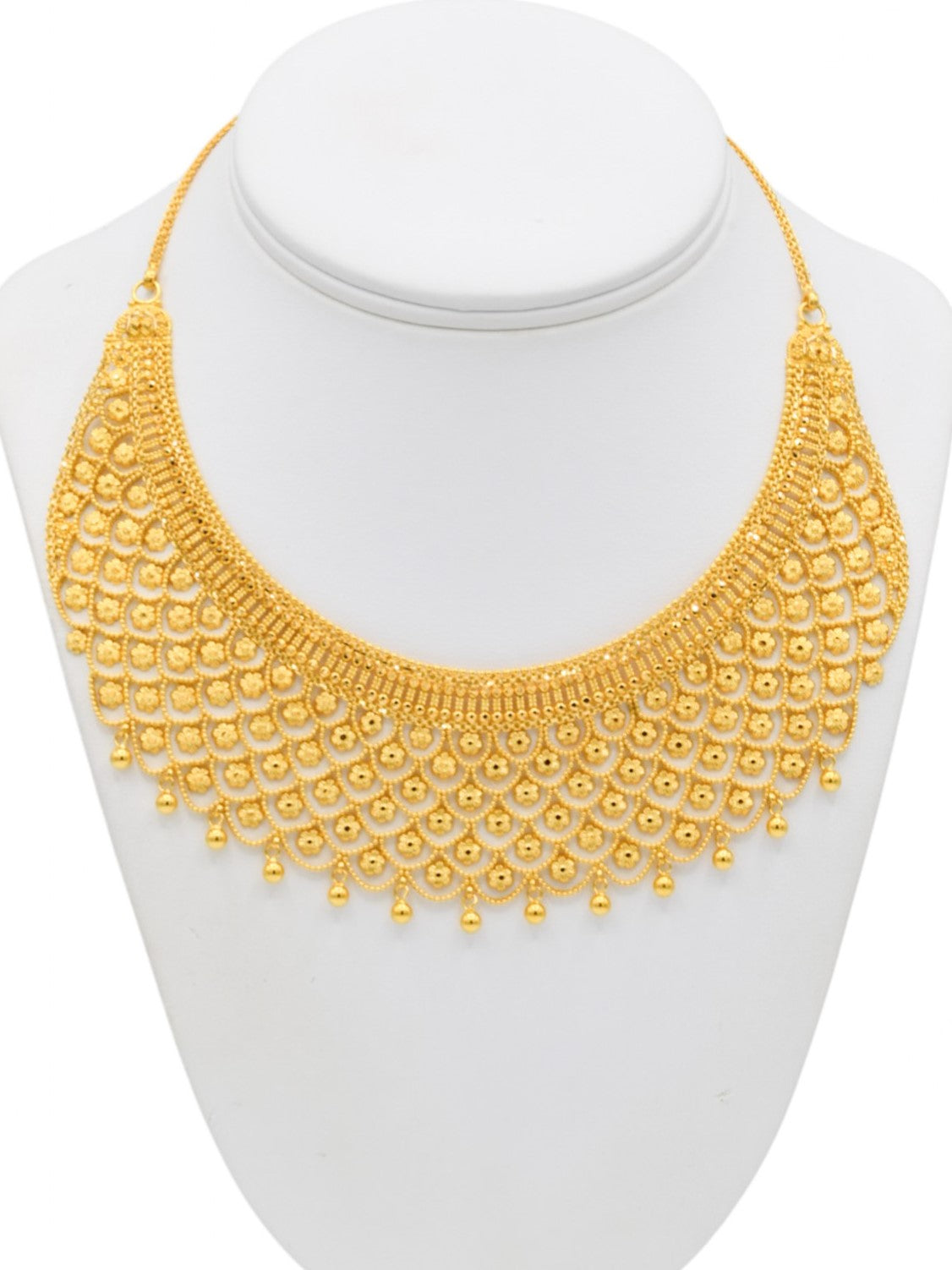 22ct Gold Necklace Set - Roop Darshan