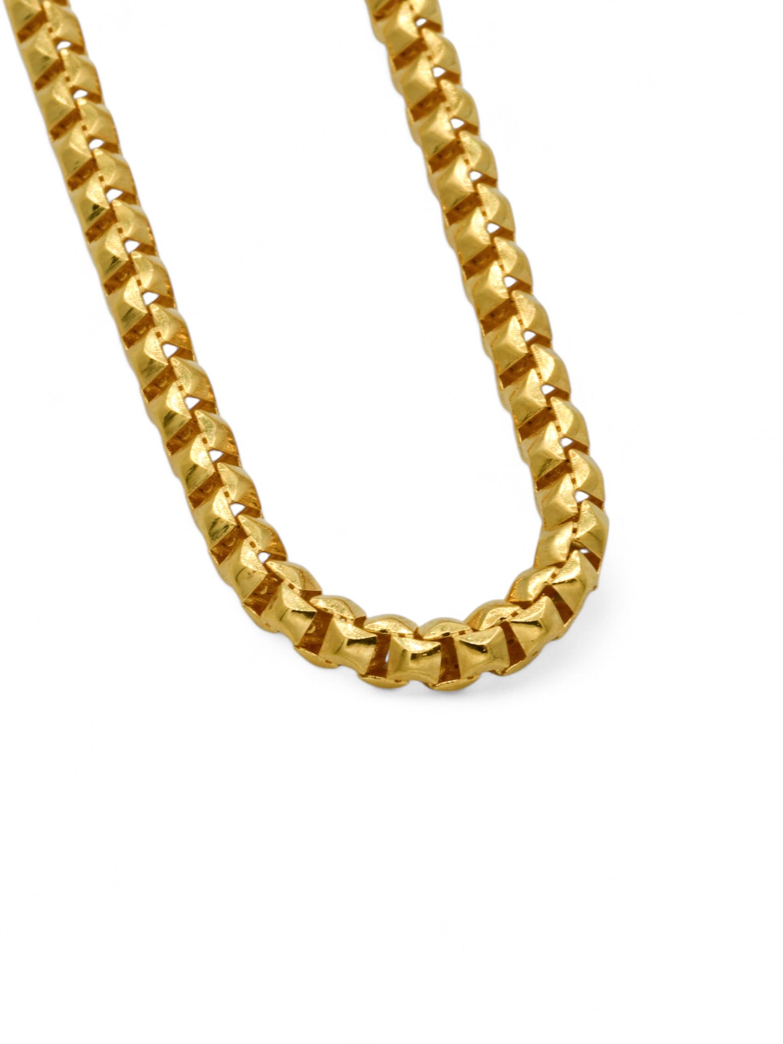 22ct Gold Link Monaco Chain - Roop Darshan