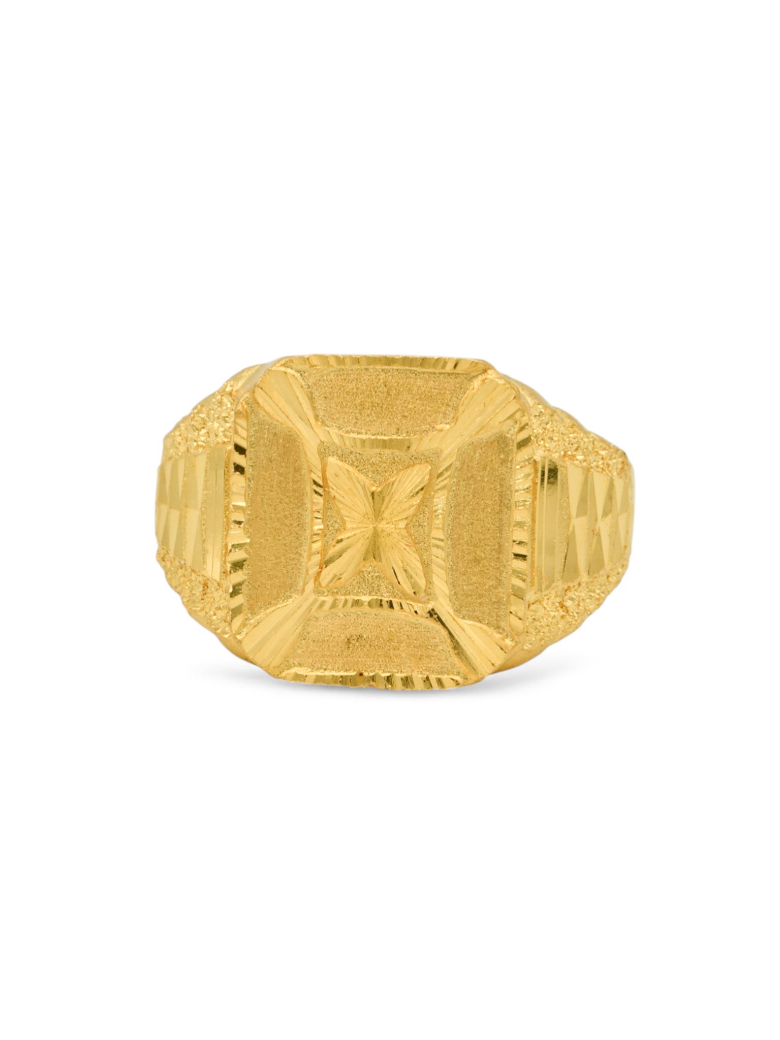 22ct Gold Mens Ring - Roop Darshan