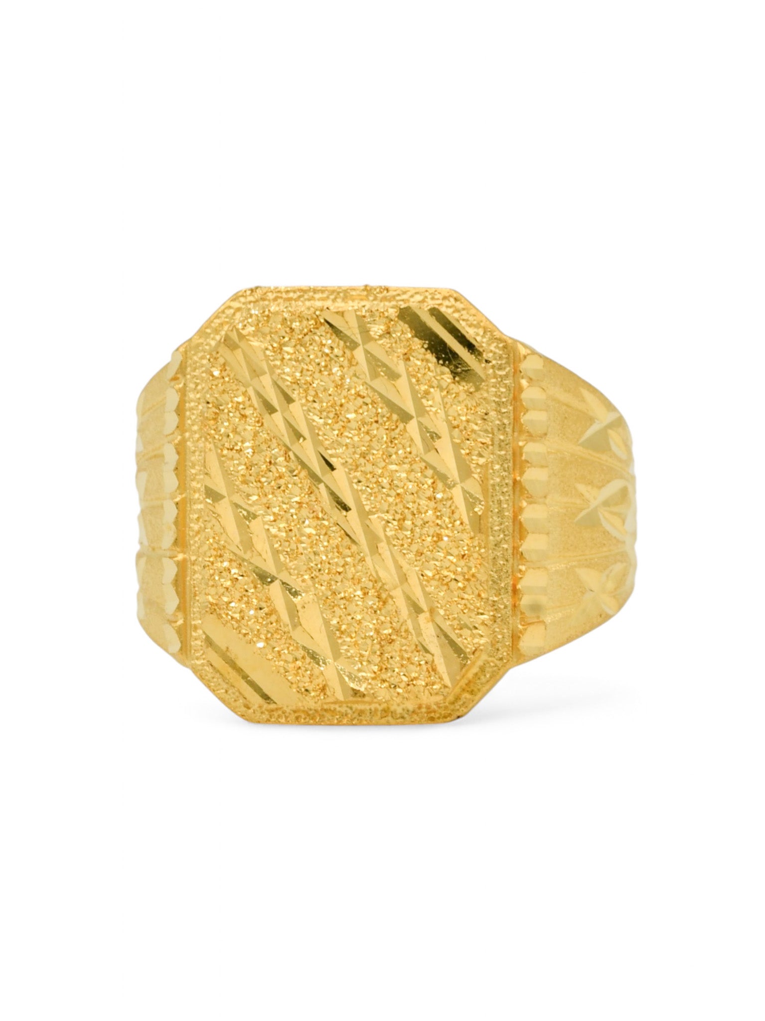 22ct Gold Mens Ring - Roop Darshan