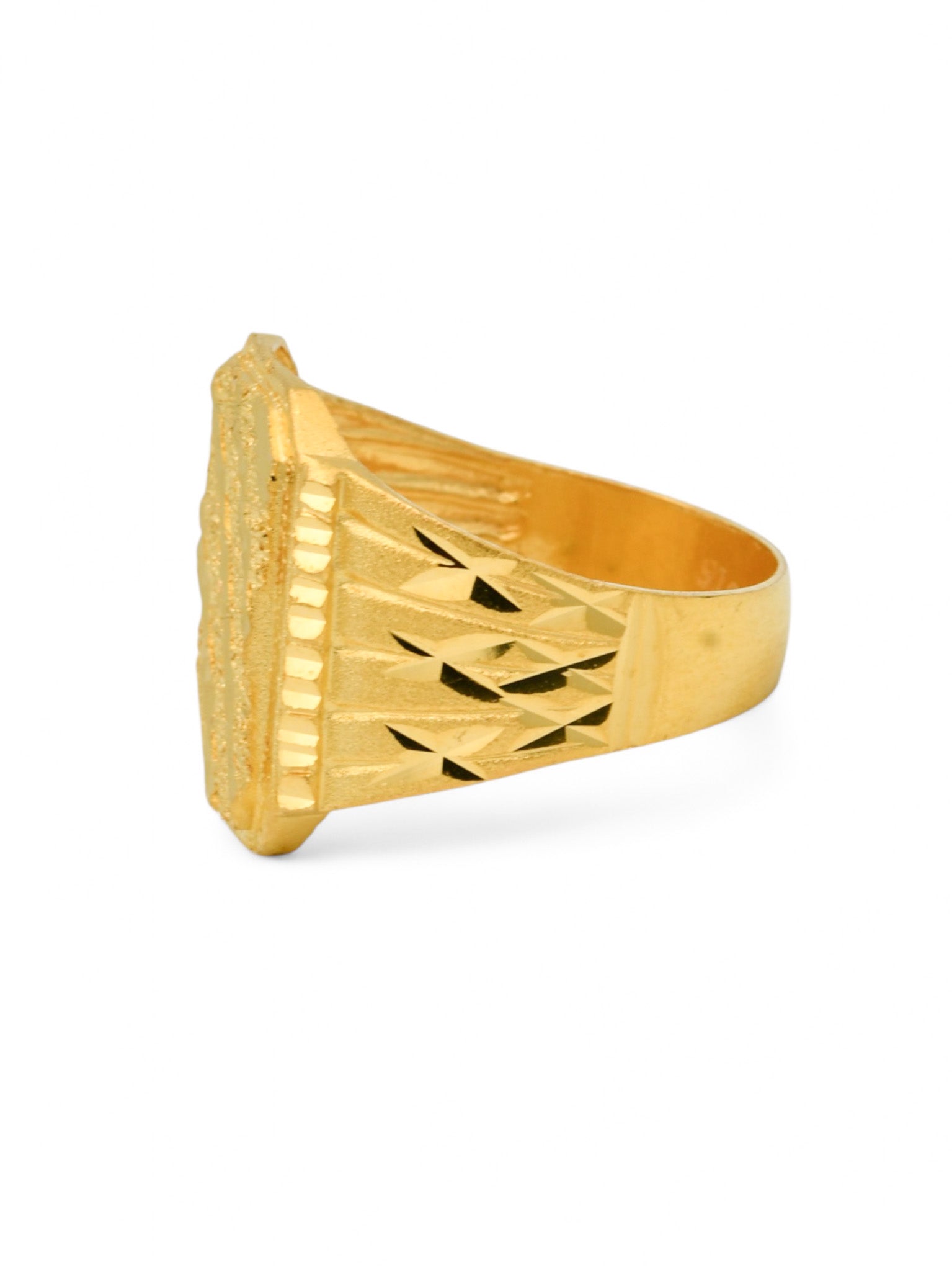 22ct Gold Mens Ring - Roop Darshan