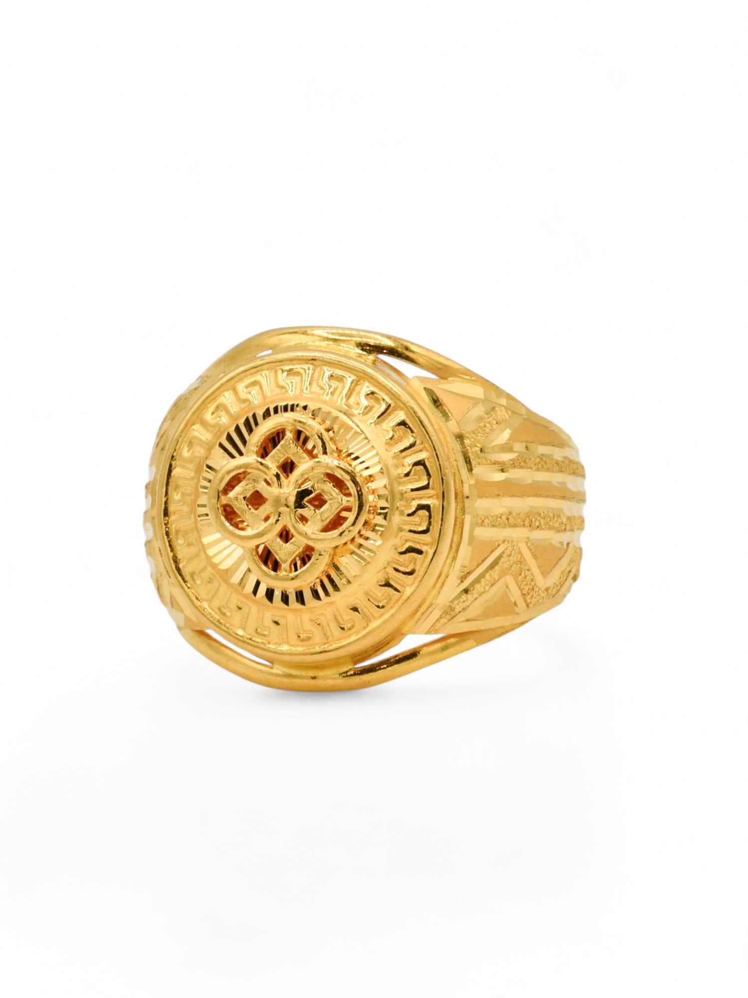 22ct Gold Mens Ring - Roop Darshan