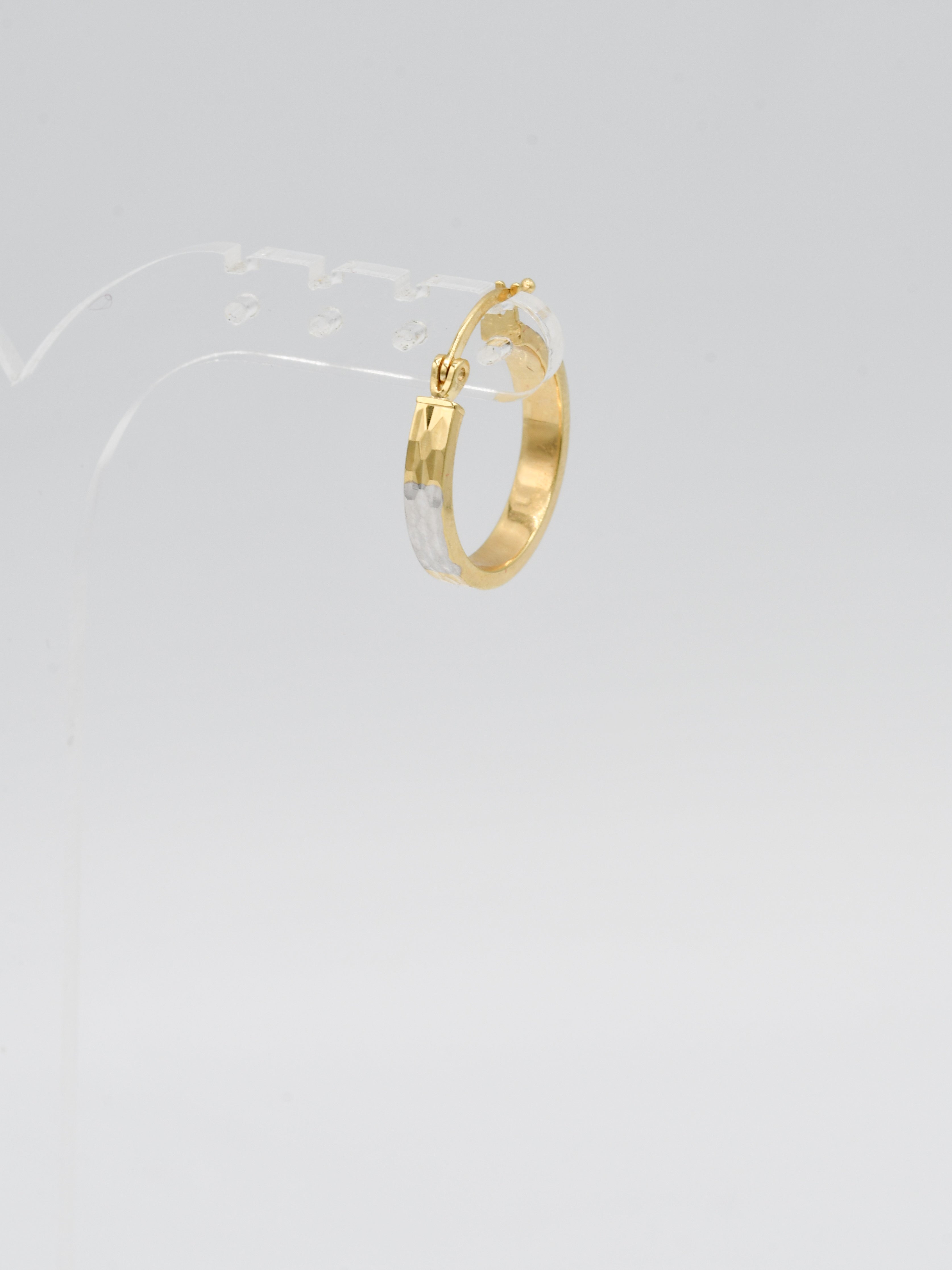 18ct Gold Two Tone Bali - Roop Darshan