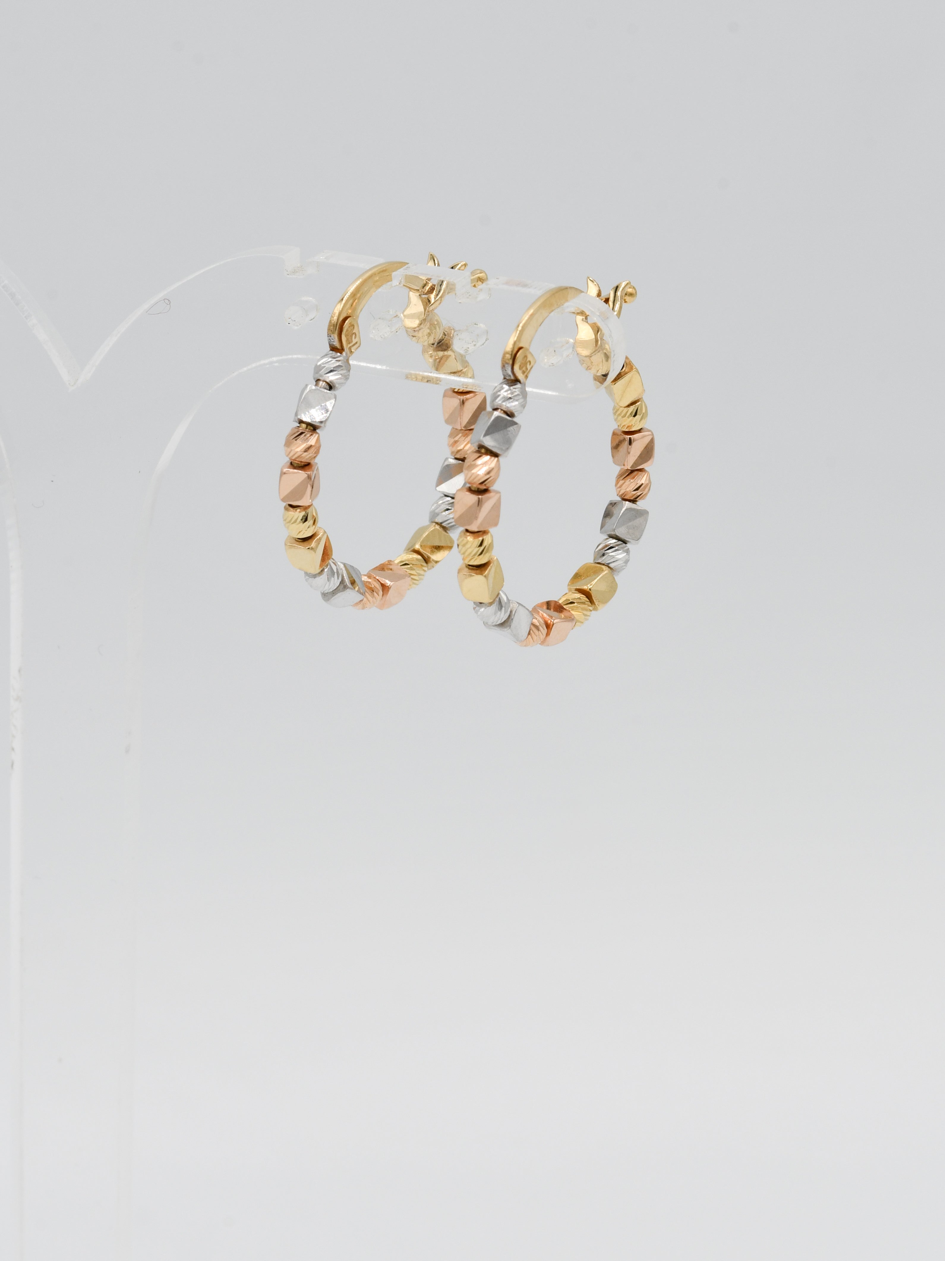 18ct Gold Two Tone Bali - Roop Darshan