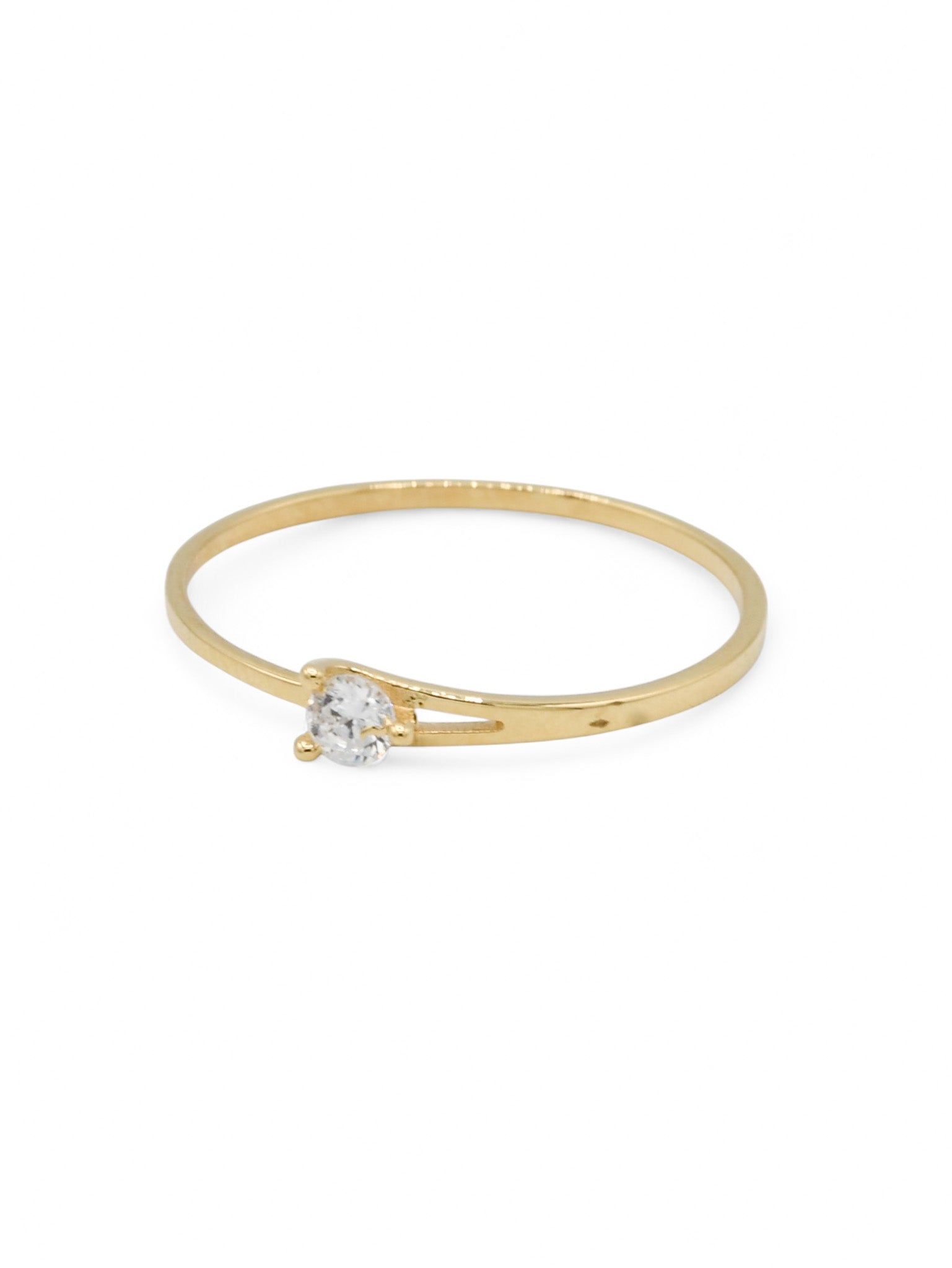 18ct Gold CZ Ladies Ring - Roop Darshan
