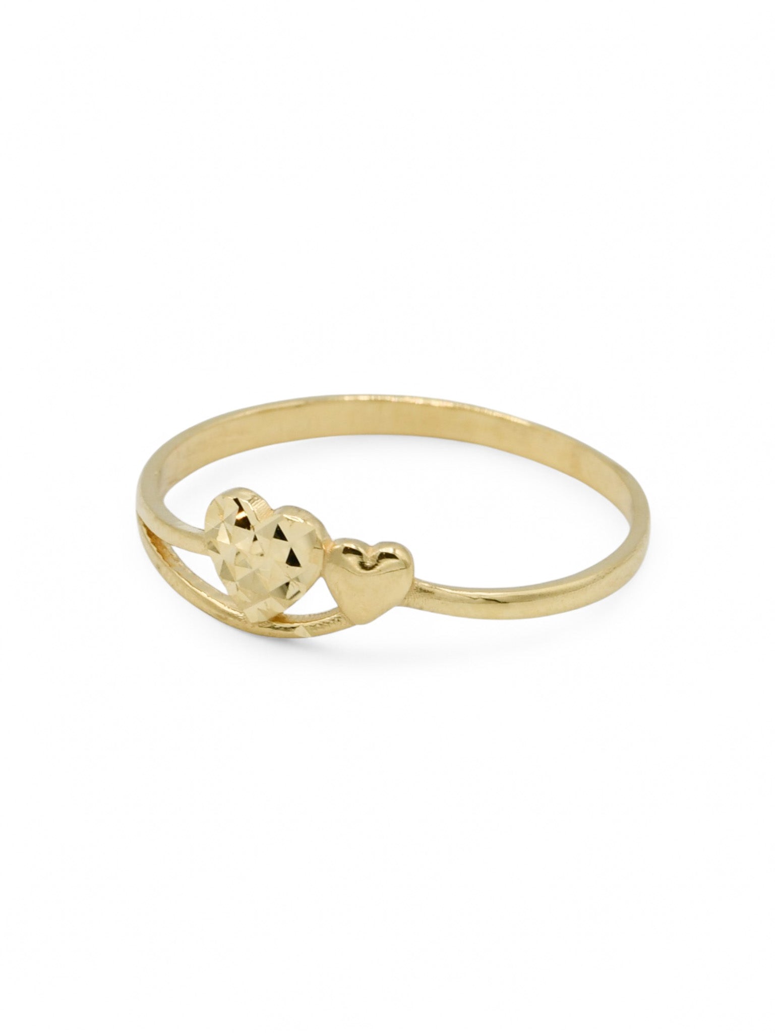 18ct Gold Heart Ladies Ring