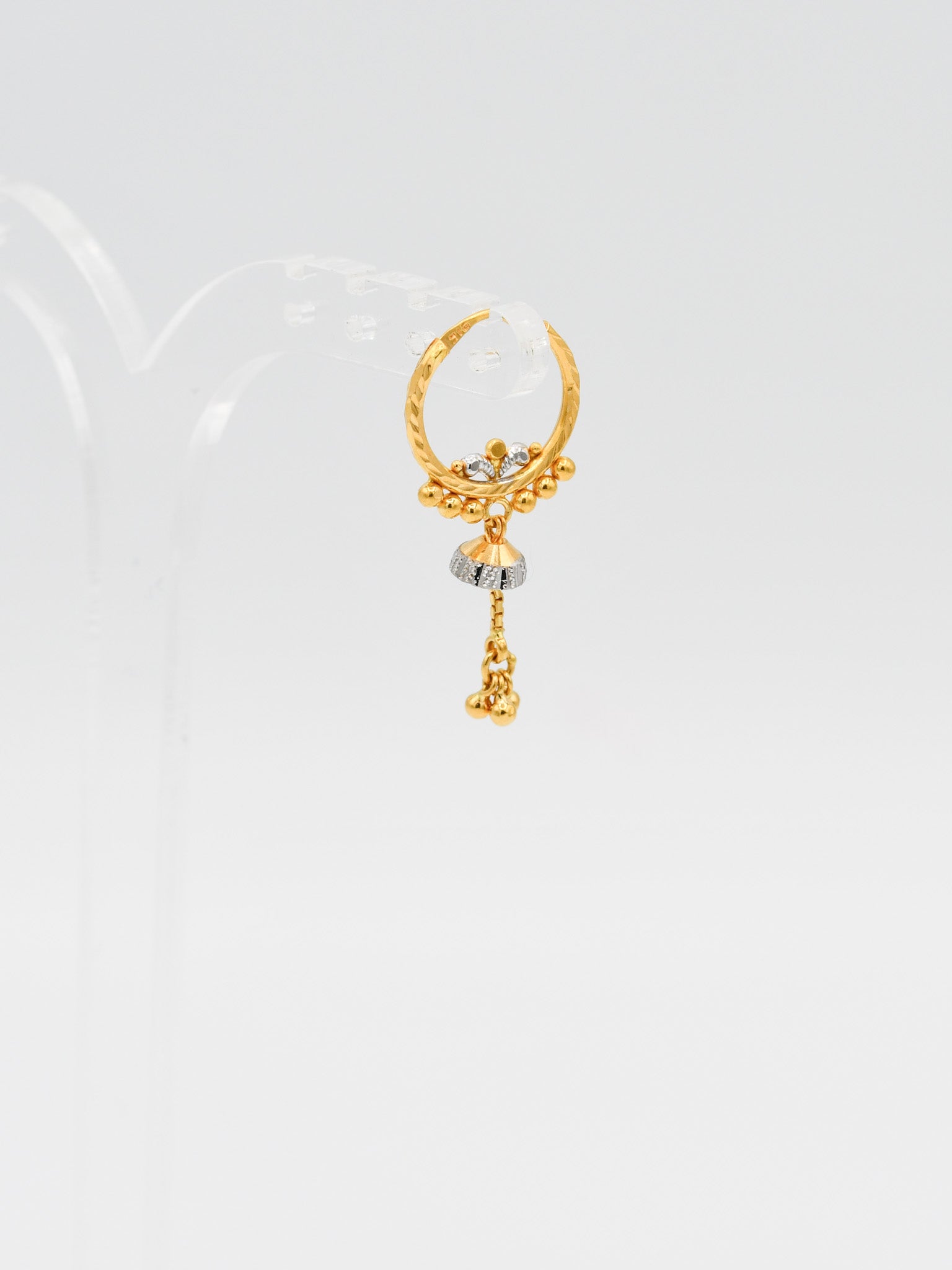 22ct Gold Two Tone Bali - Roop Darshan