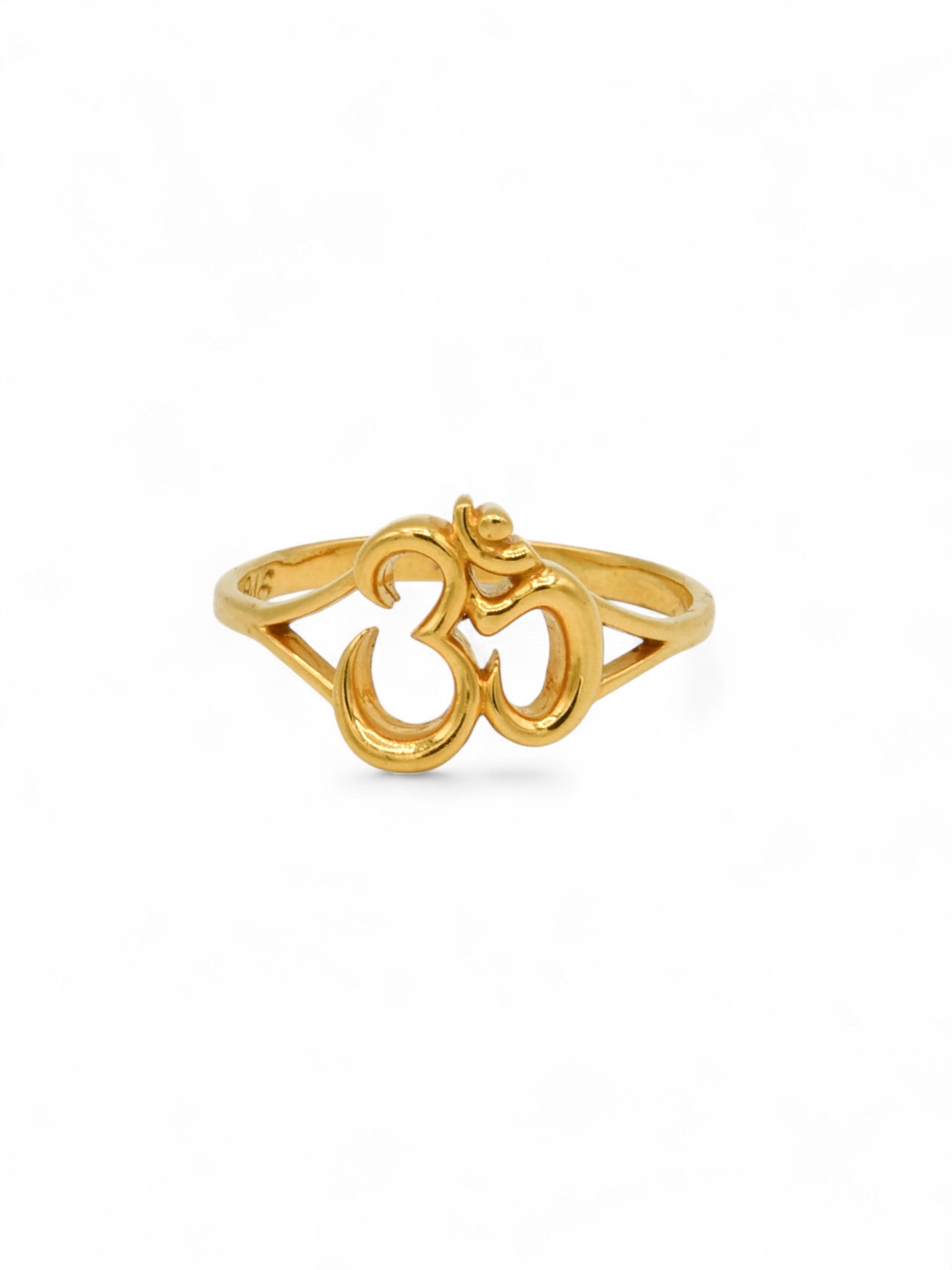 22ct Gold Om Ring