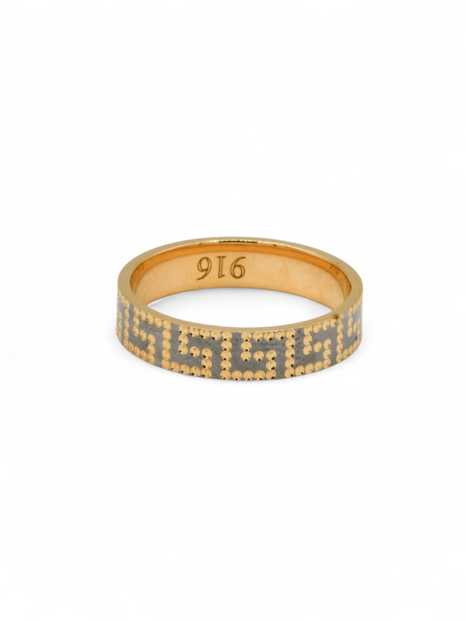 22ct Gold Band Ring - Roop Darshan