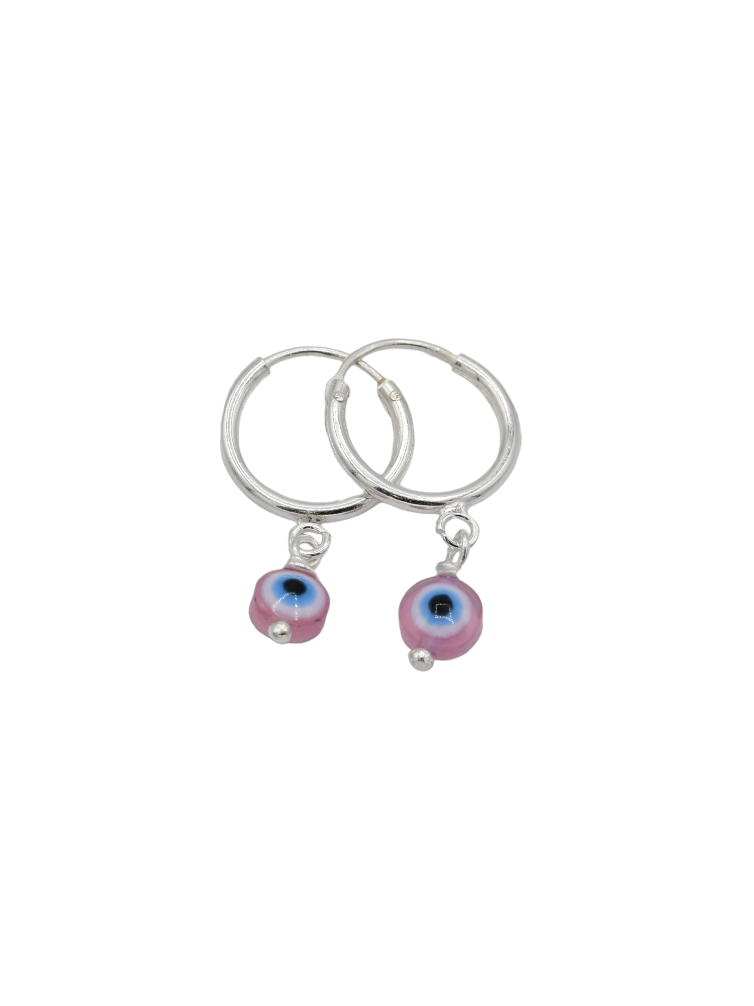 Silver Evil Eye Pair Bali - Roop Darshan