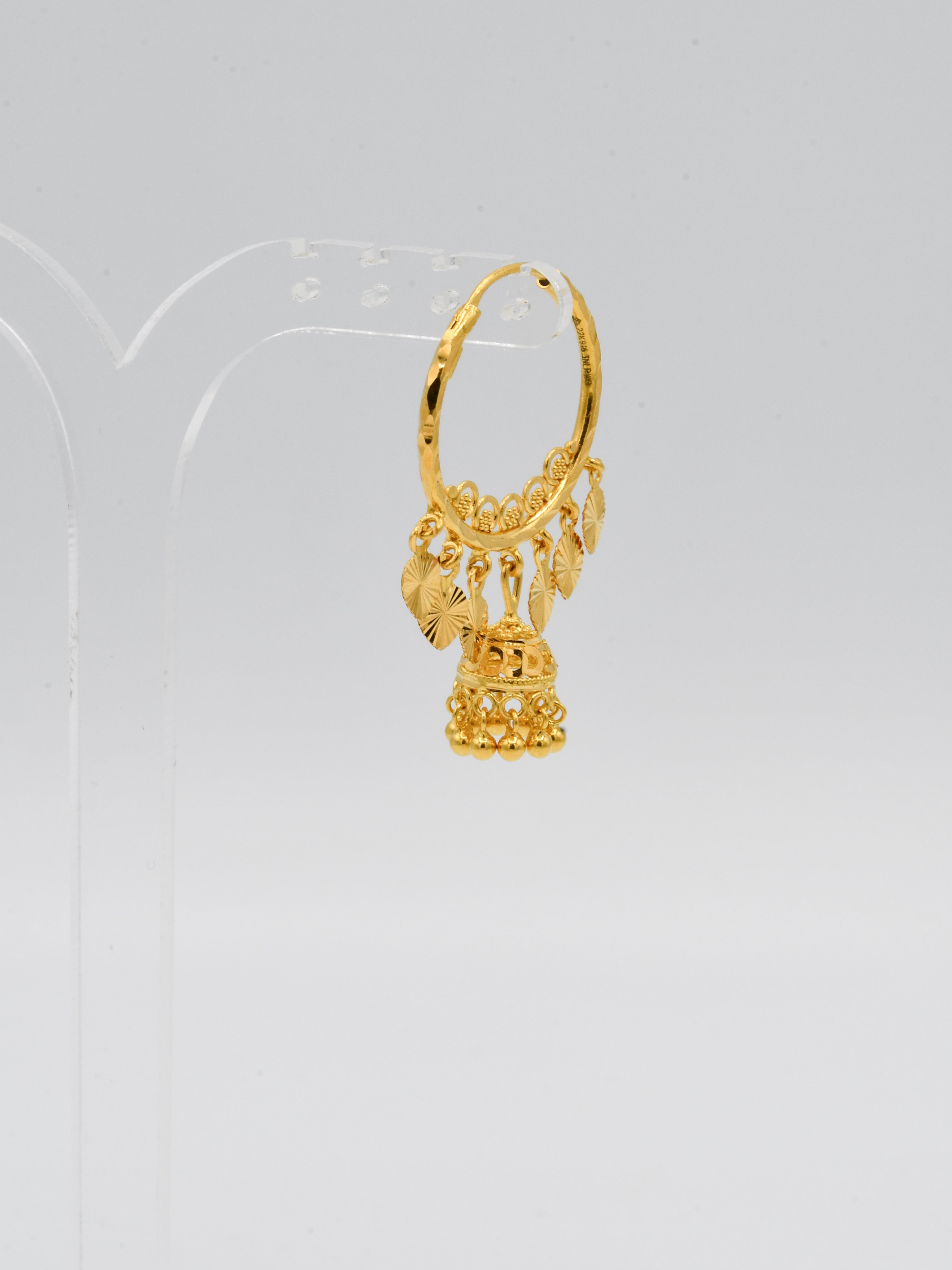 22ct Gold Jhumki Bali