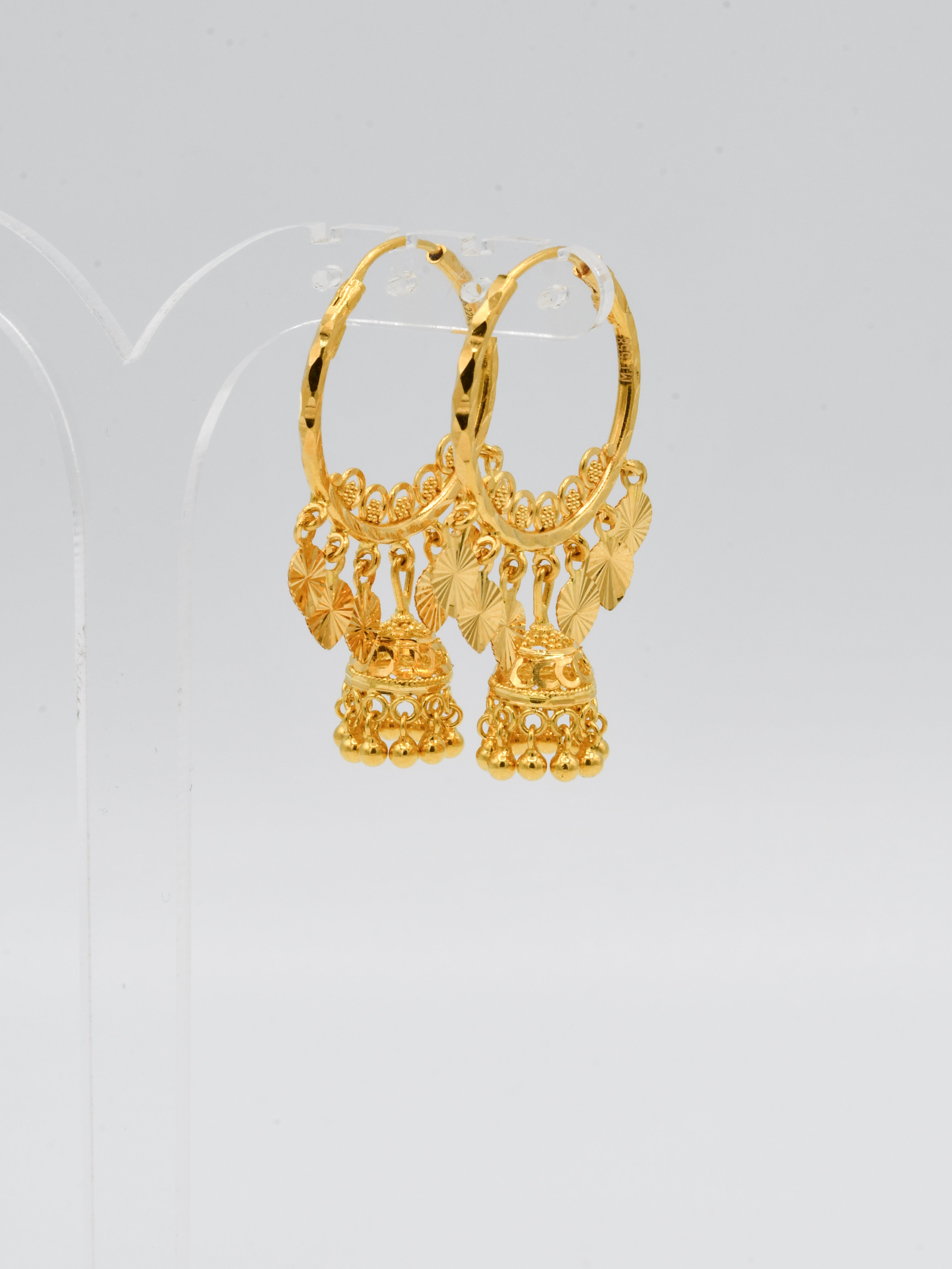 22ct Gold Jhumki Bali