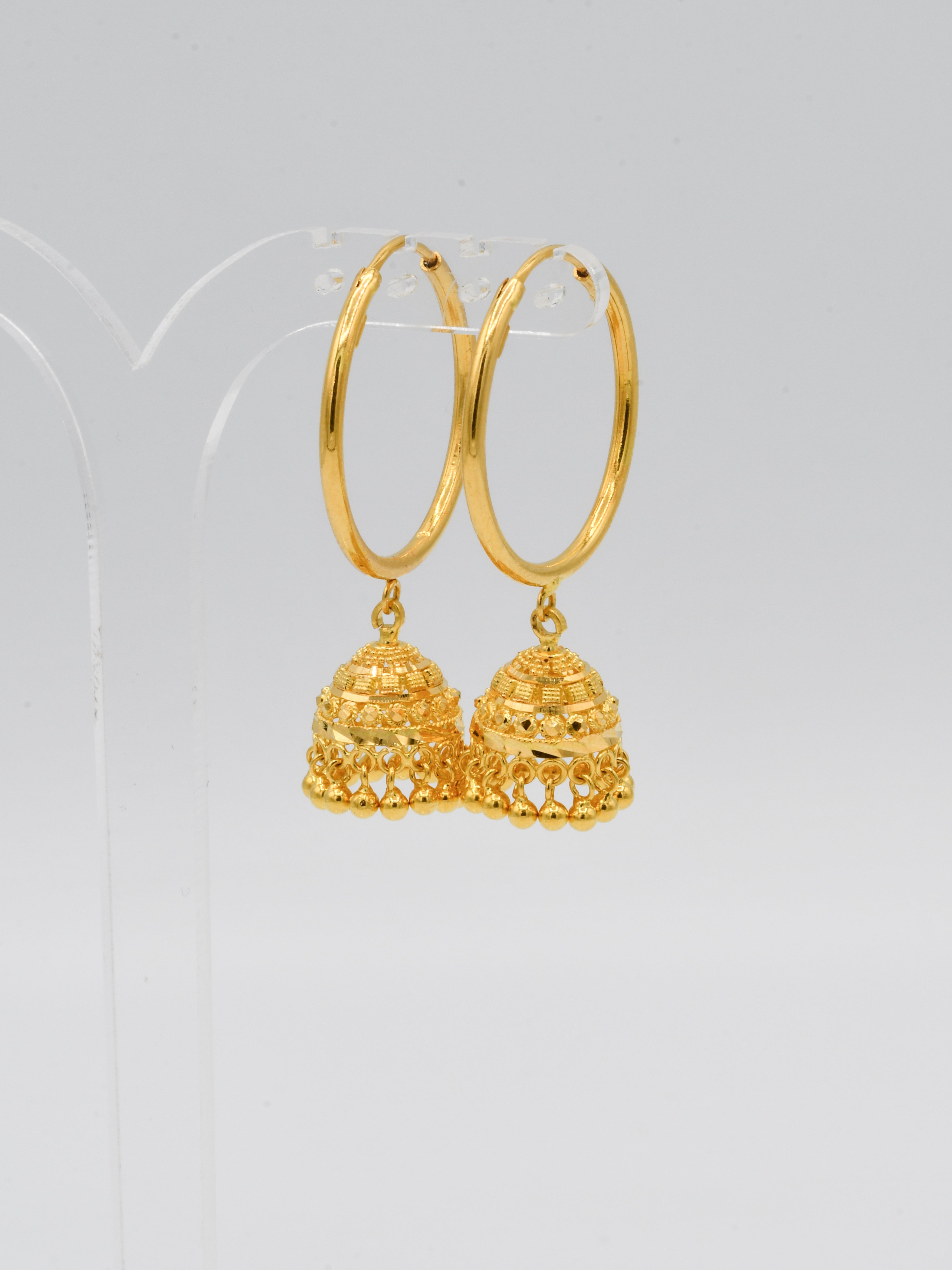 22ct Gold Jhumki Bali